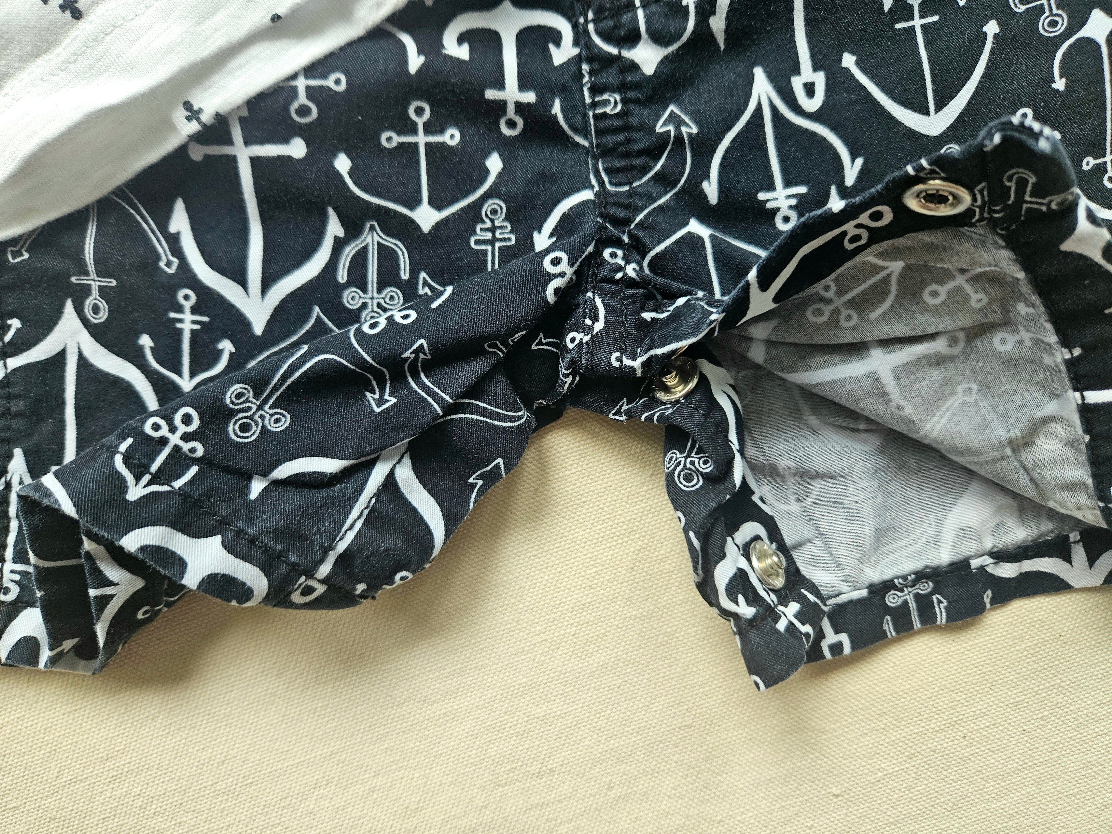 Carter's Anker-Set | Latzhose & T-Shirt ⚓️ | Gr. 80
