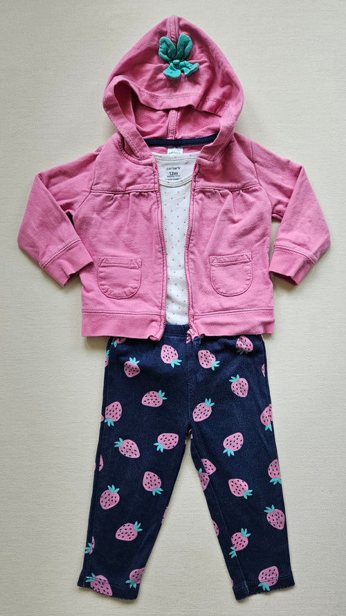 Carter’s 3-teiliges Erdbeer-Outfit 🍓 | Gr. 80