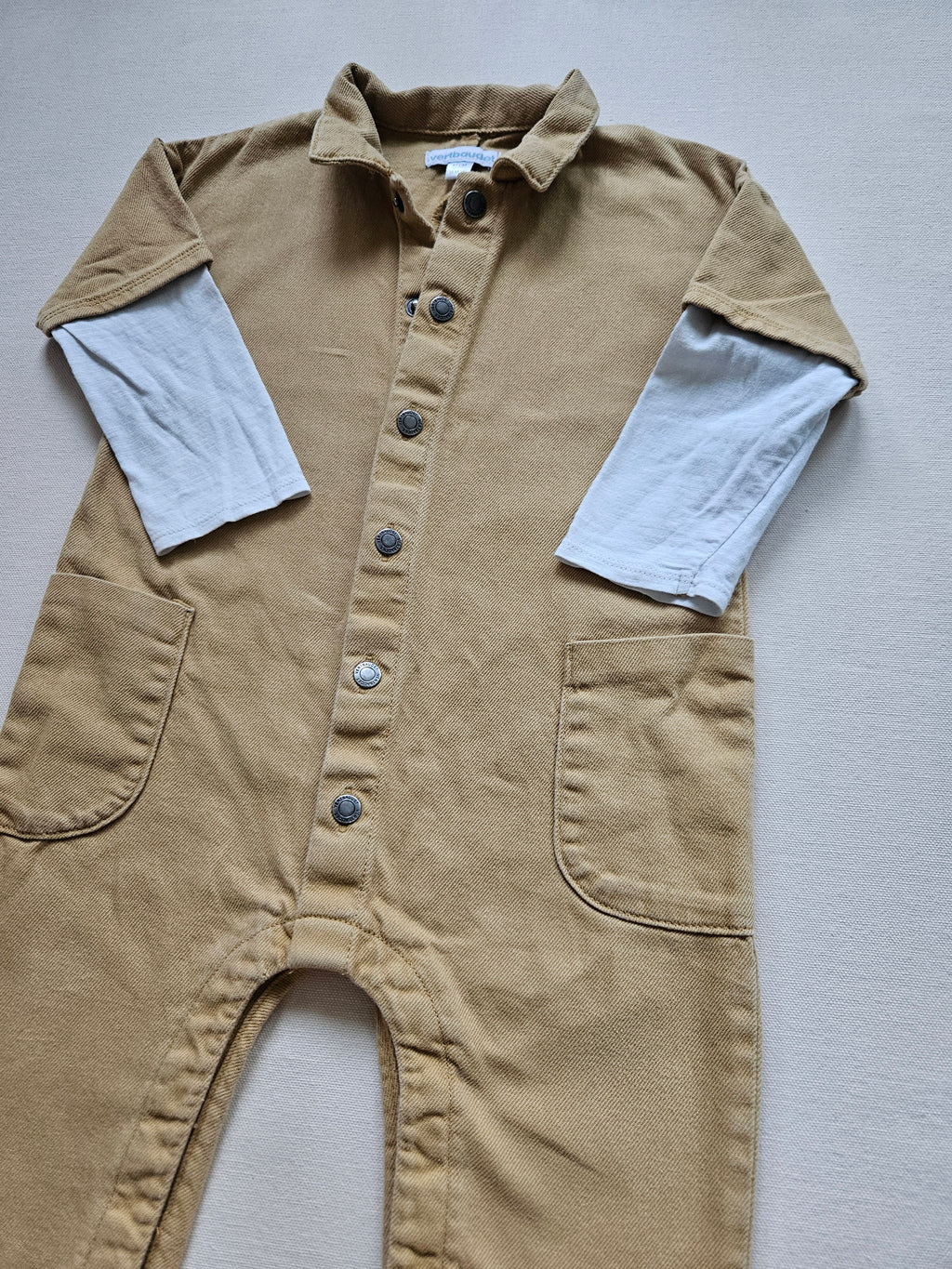 Vertbaudet Overall mit Kragen | Gr. 80