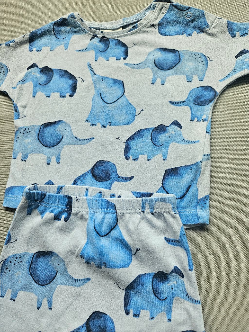 Next Baby Set mit Elefantenprint 🐘 | Gr. 56