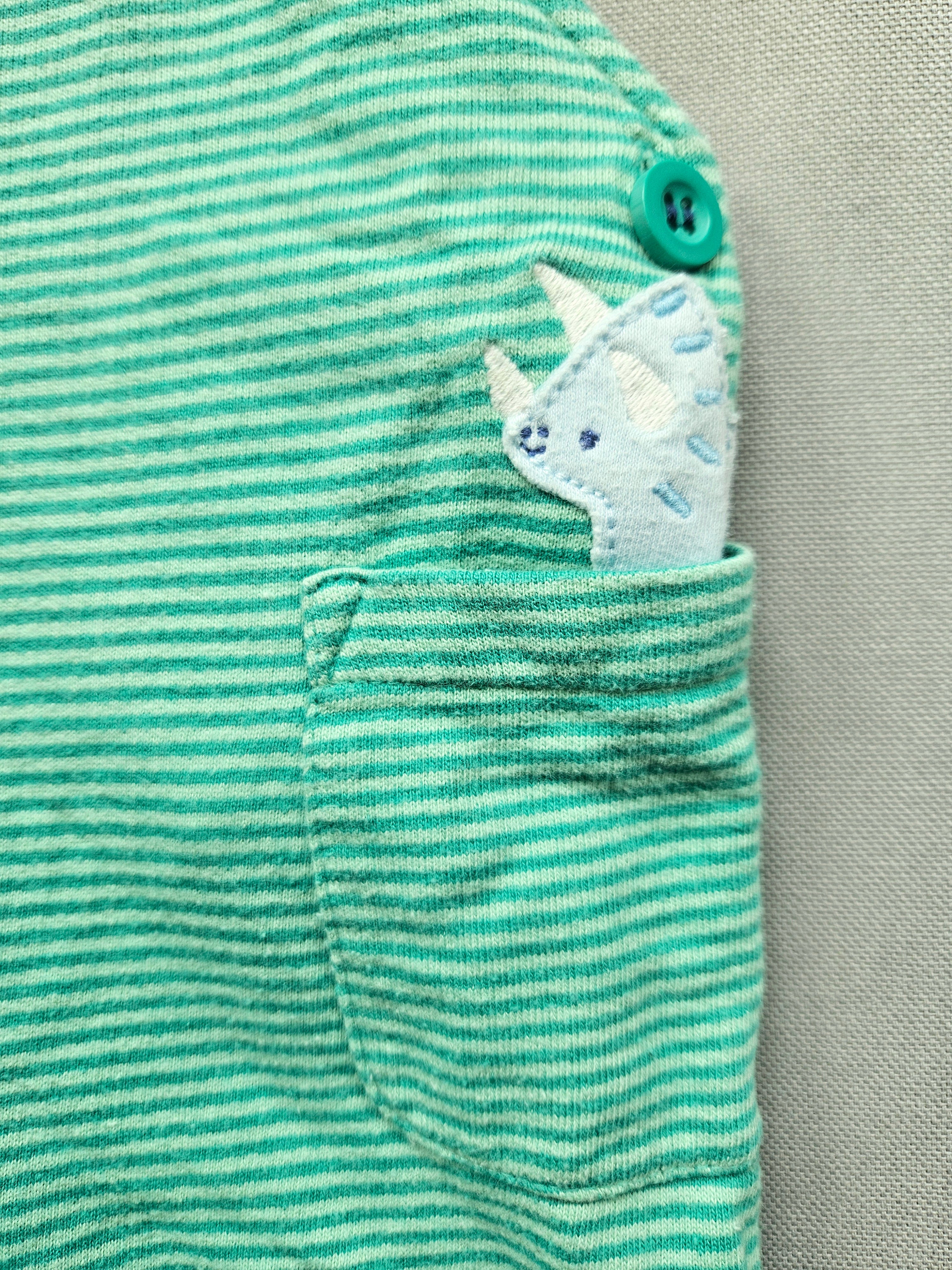 Mothercare Dino-Set Latzshorts & Body 🦖 | Gr. 74