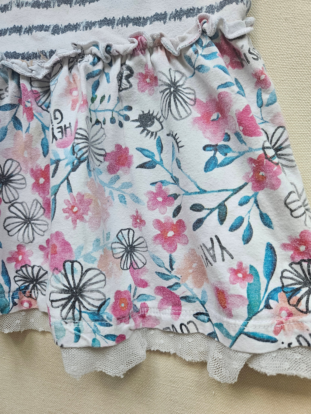 Cakewalk Kleid mit Blumenprint & Häschen 🐇🌸 | Gr. 98
