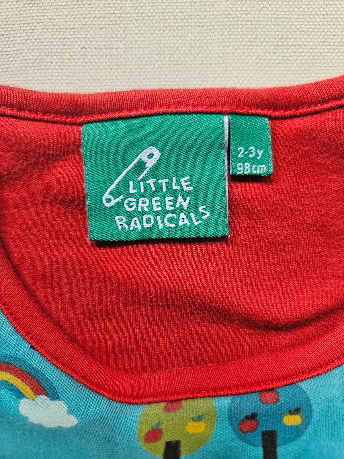 Little Green Radicals Spieler mit Regenbogen & Bäumen 🌈🌳 | Gr. 98
