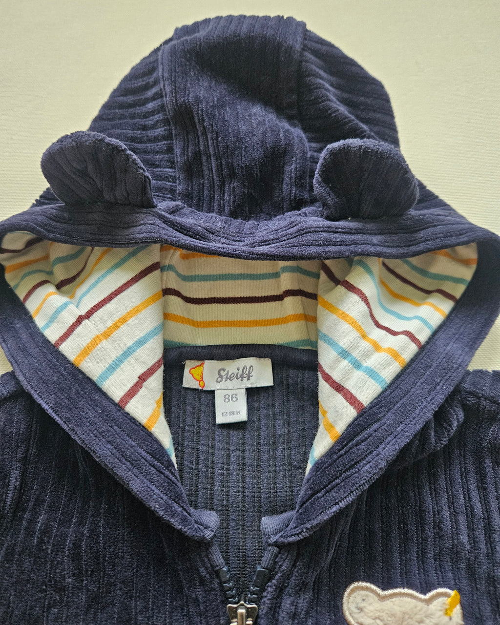 Steiff Cordjacke mit Bärenohren 🧸 | Gr. 86