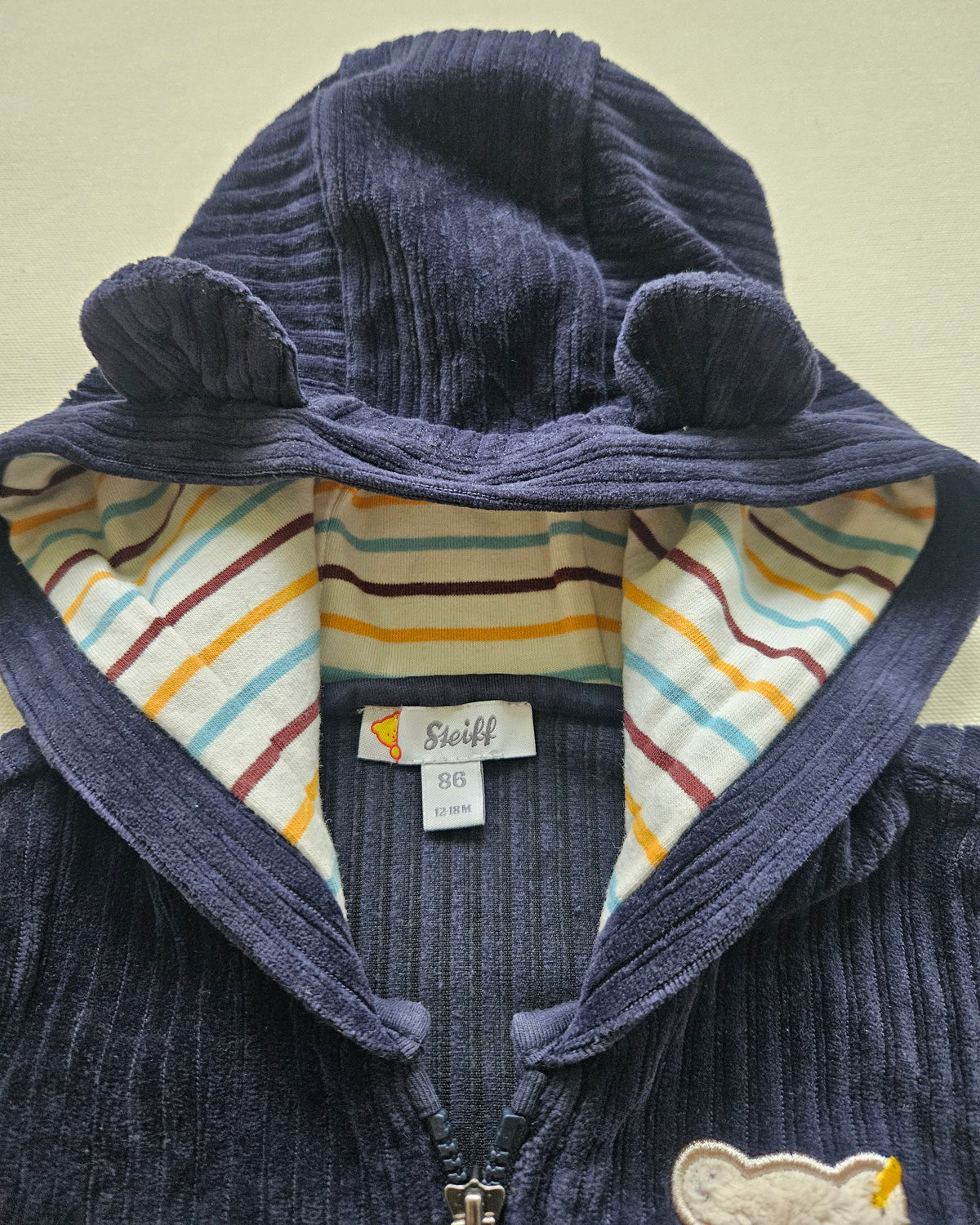 Steiff Cordjacke mit Bärenohren 🧸 | Gr. 86