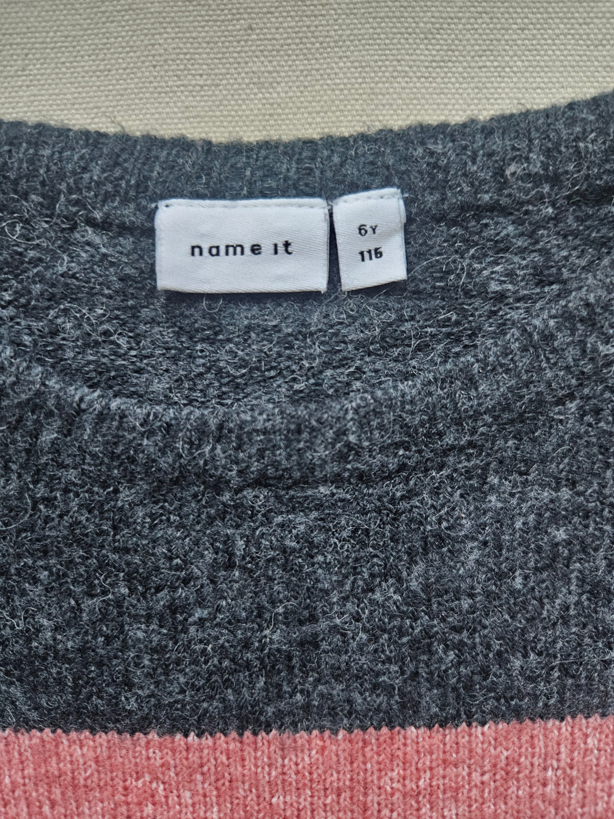Name it Mädchen Strickpullover gestreift | Gr. 116