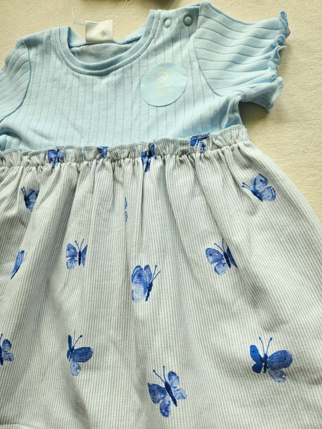 Next Baby 2er-Kleiderset 🦋 | Gr. 62 | Neu mit Etikett