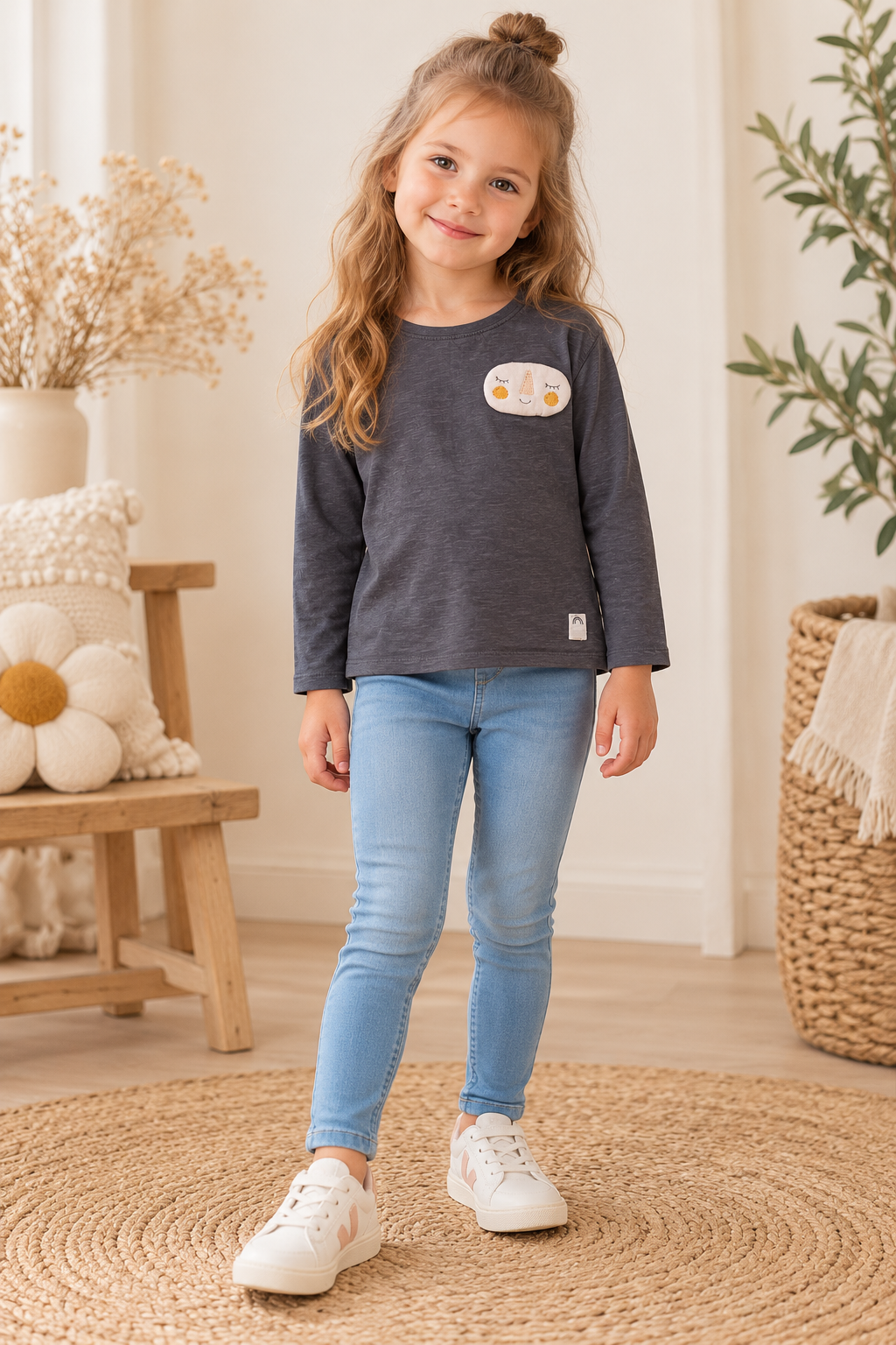 NEXT & H&M – 2-teiliges Mädchen-Outfit mit Jeggings | Gr. 110
