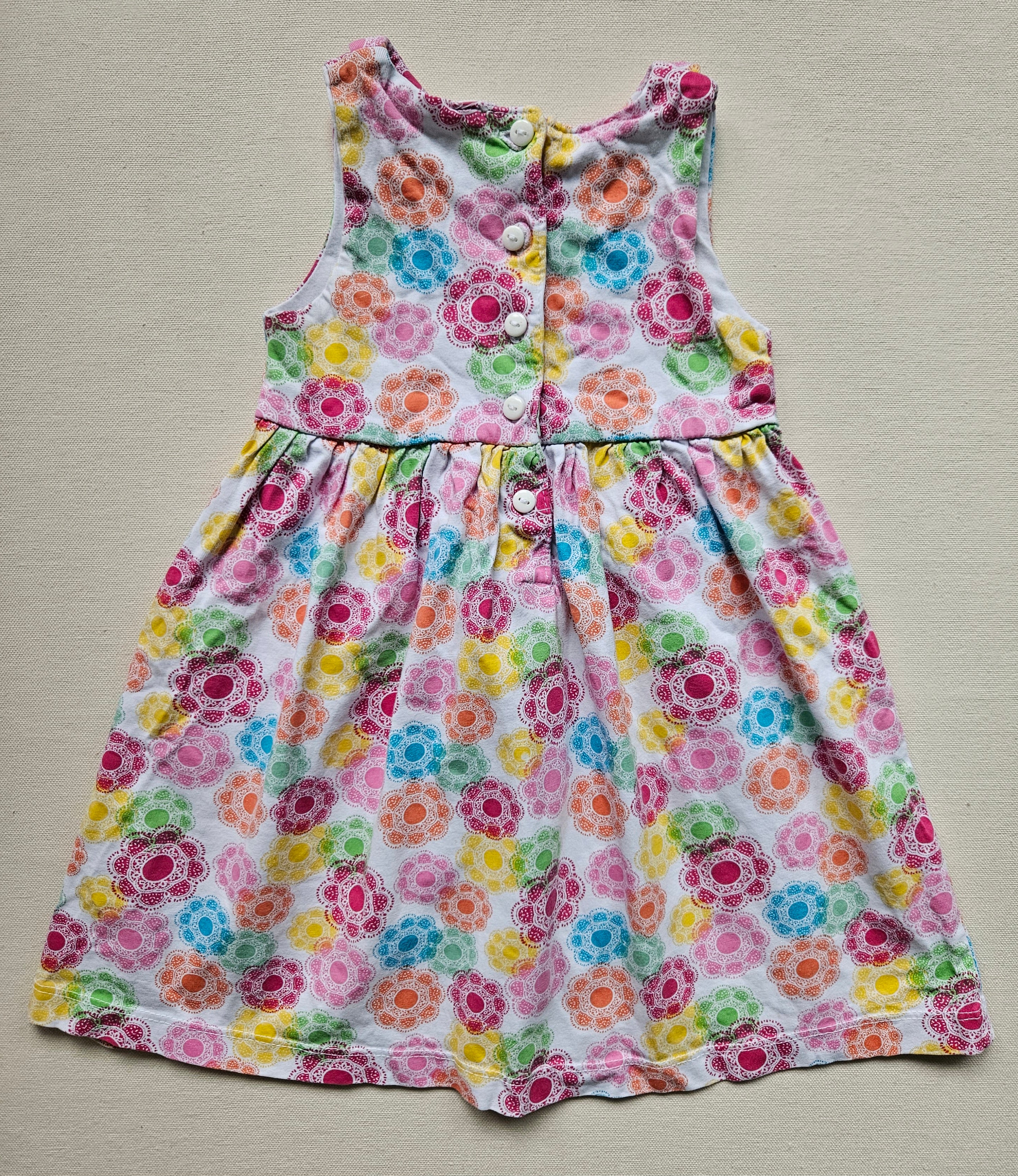 Liegelind Sommerkleid mit buntem Blumenprint 💮 | Gr. 80