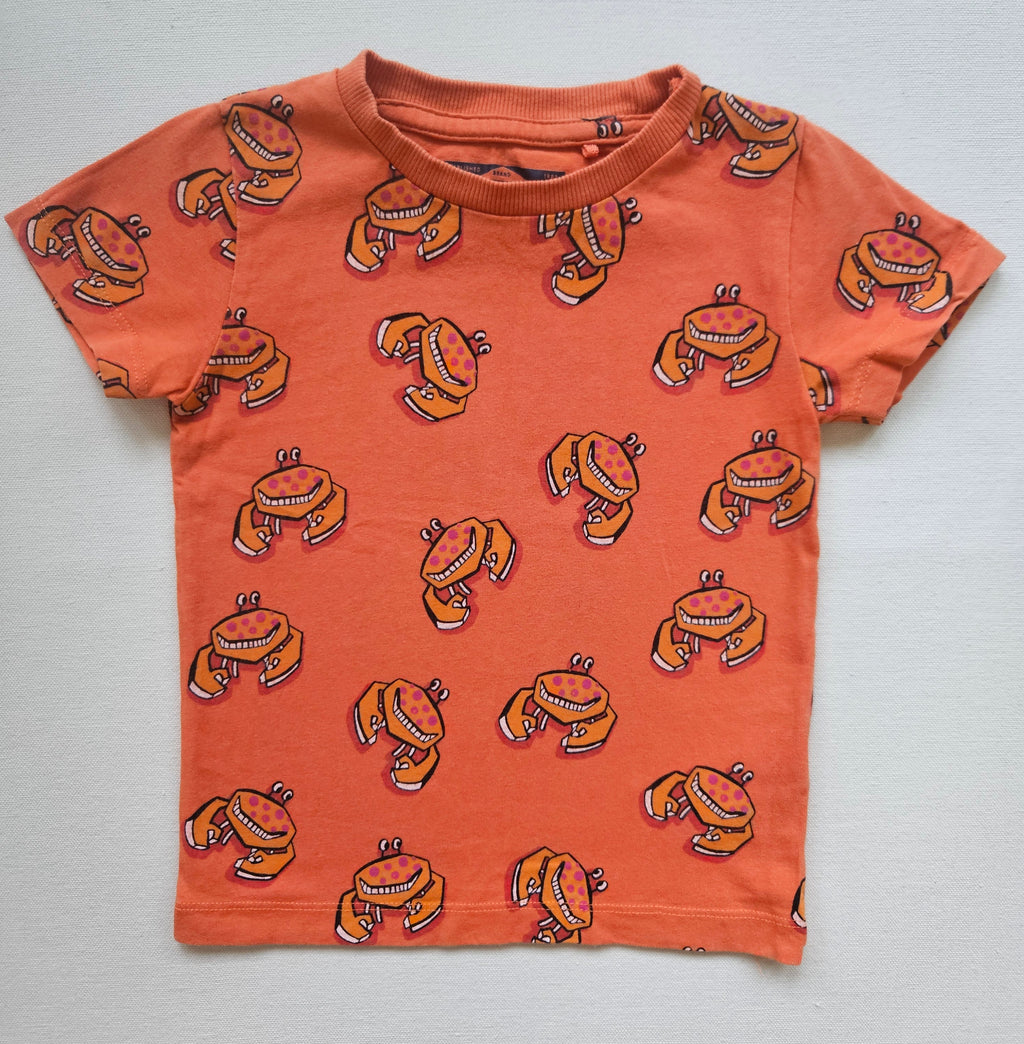 Next T-Shirt mit fröhlichem Krabben-Print 🦀 | Gr. 86