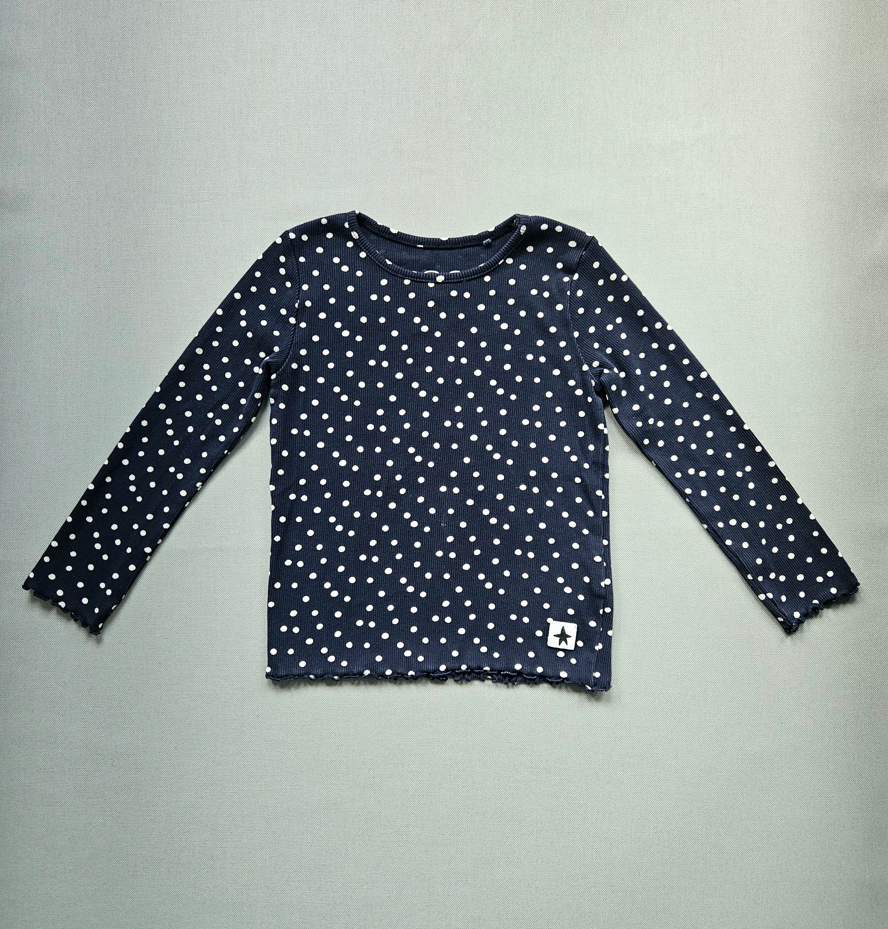Langarmshirt gepunktet – Größe 98 – NEXT
