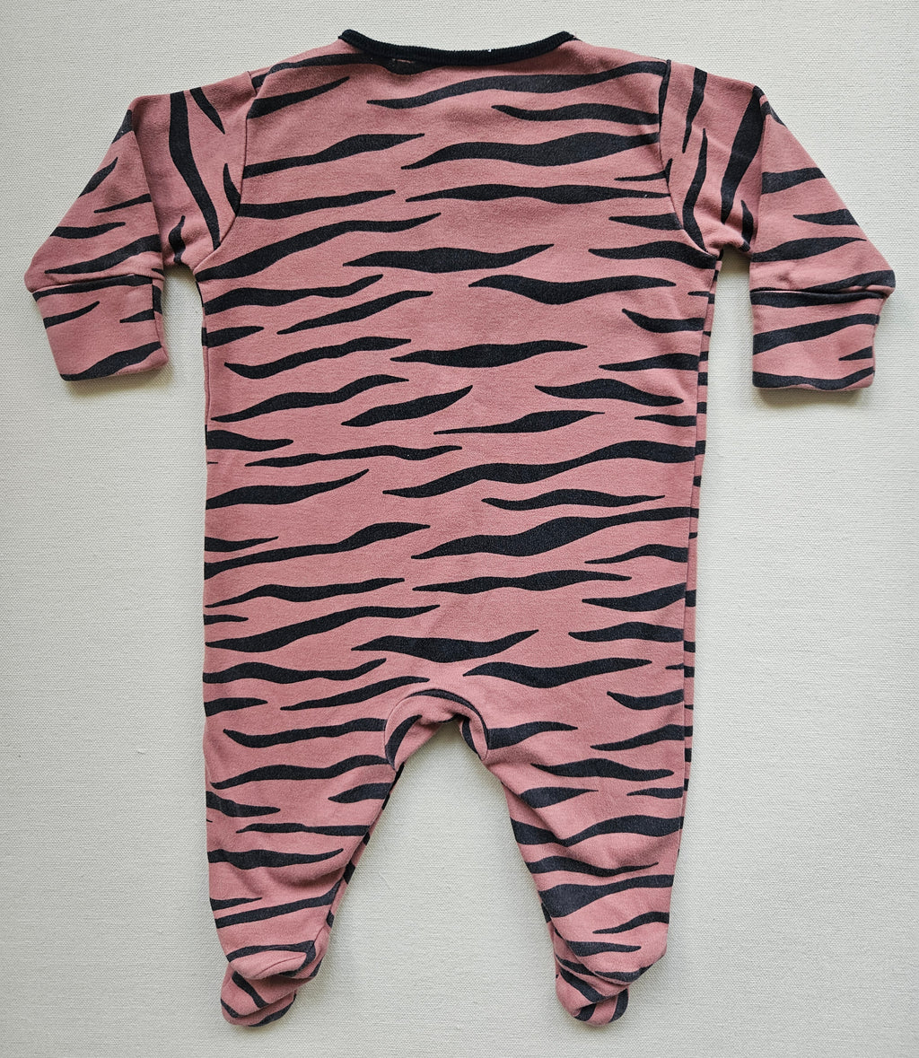 NEXT Baby Schlafoverall mit Tigerprint | Gr. 62