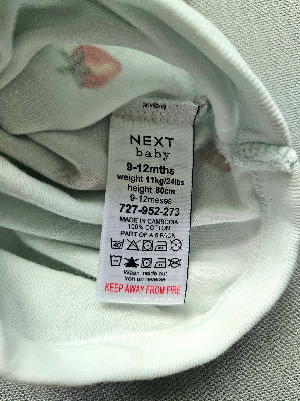 Next 2er Set Trägerbodys Erdbeerprint 🍓 | Gr. 80