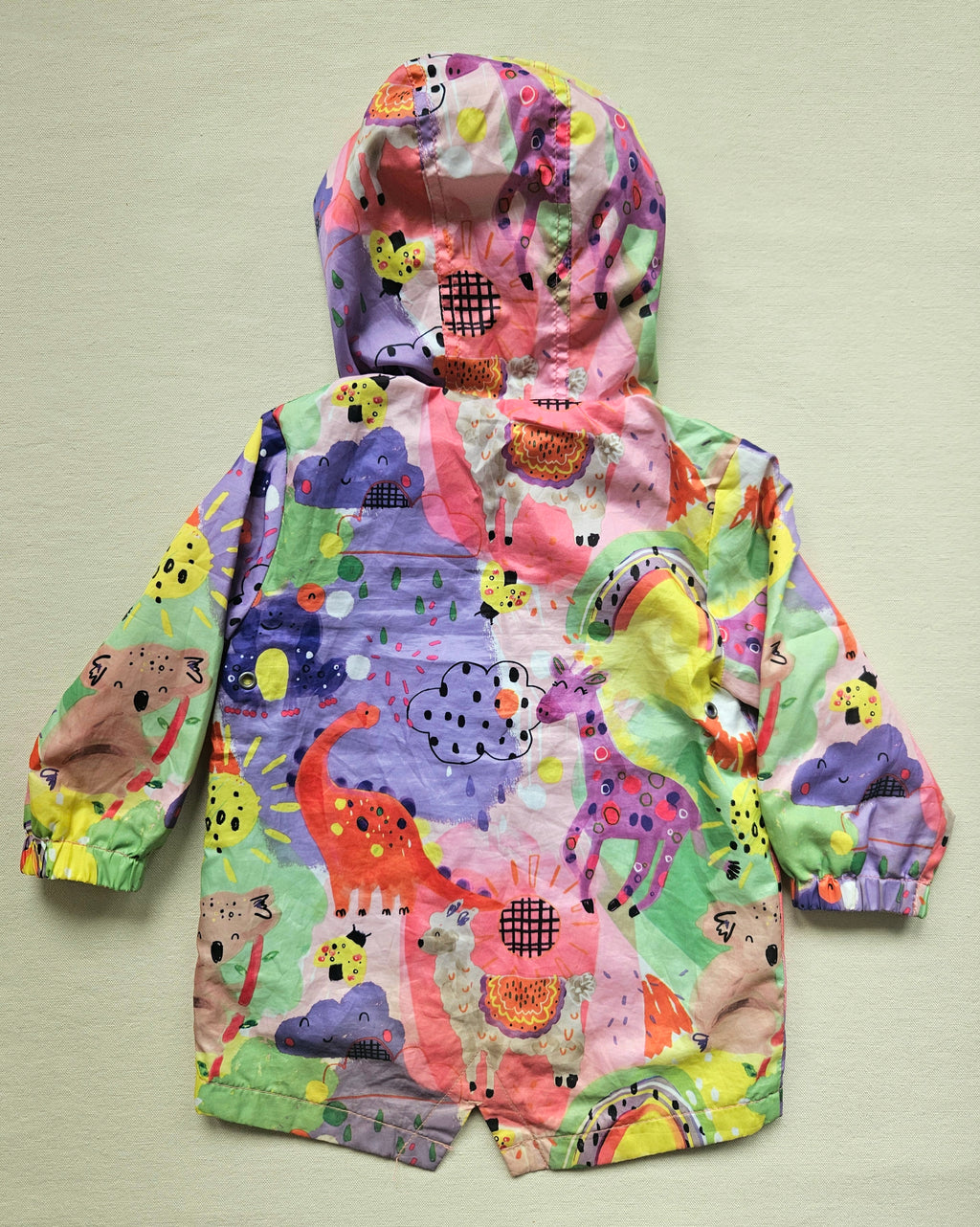Next Regenbogen & Tiere Übergangsjacke 🌈 | Gr. 86