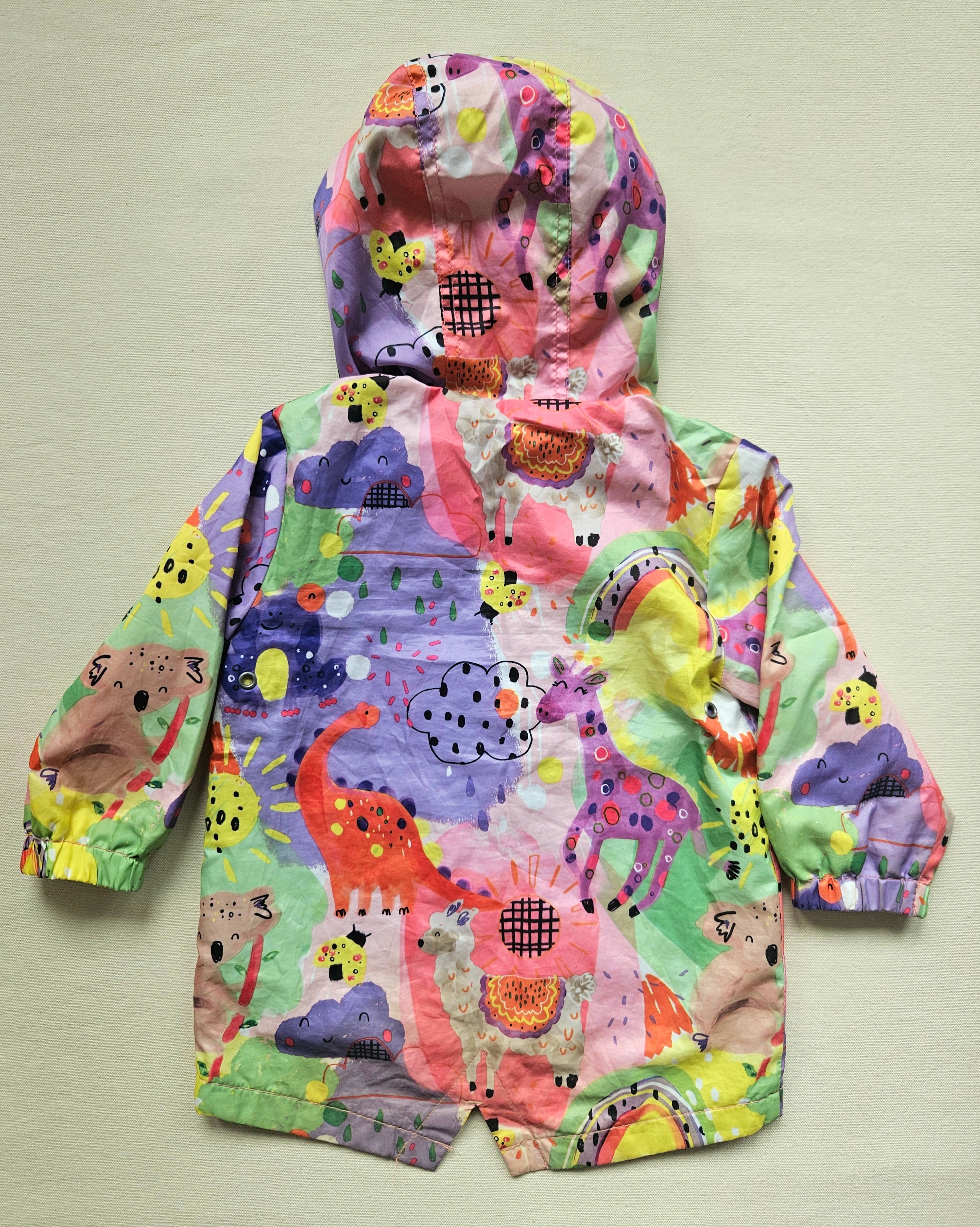 Next Regenbogen & Tiere Übergangsjacke 🌈 | Gr. 86
