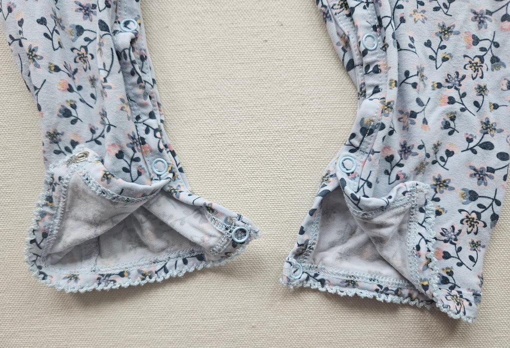 Minymo Overall mit Blumenmuster 🌸 | Gr. 74