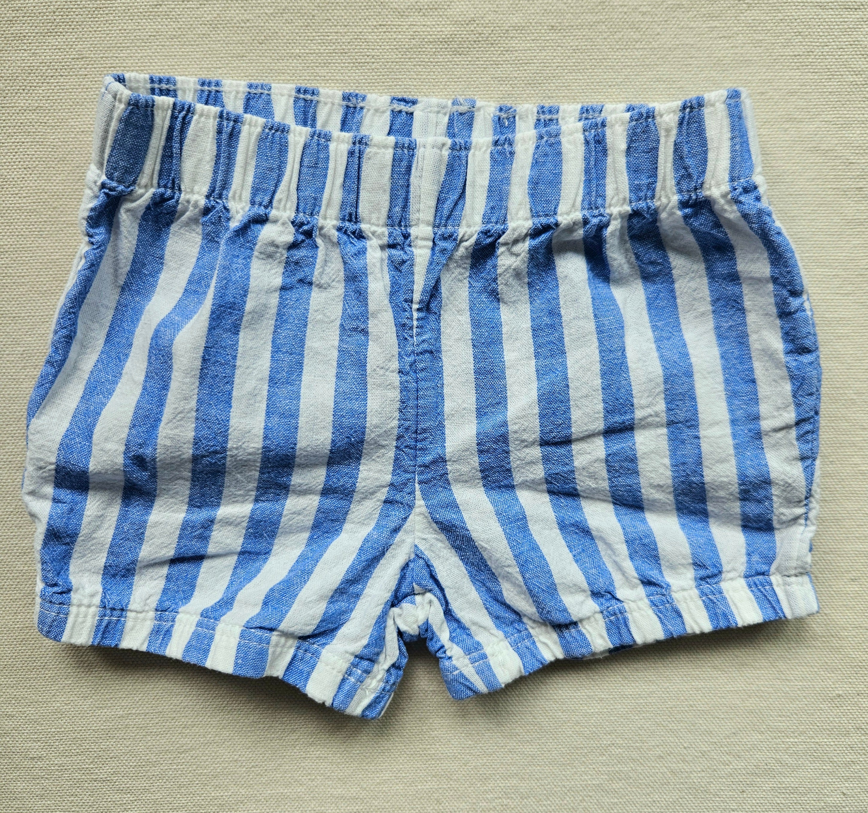 Carter's Sommer-Set mit gestreifter Leinen-Shorts | Gr. 62