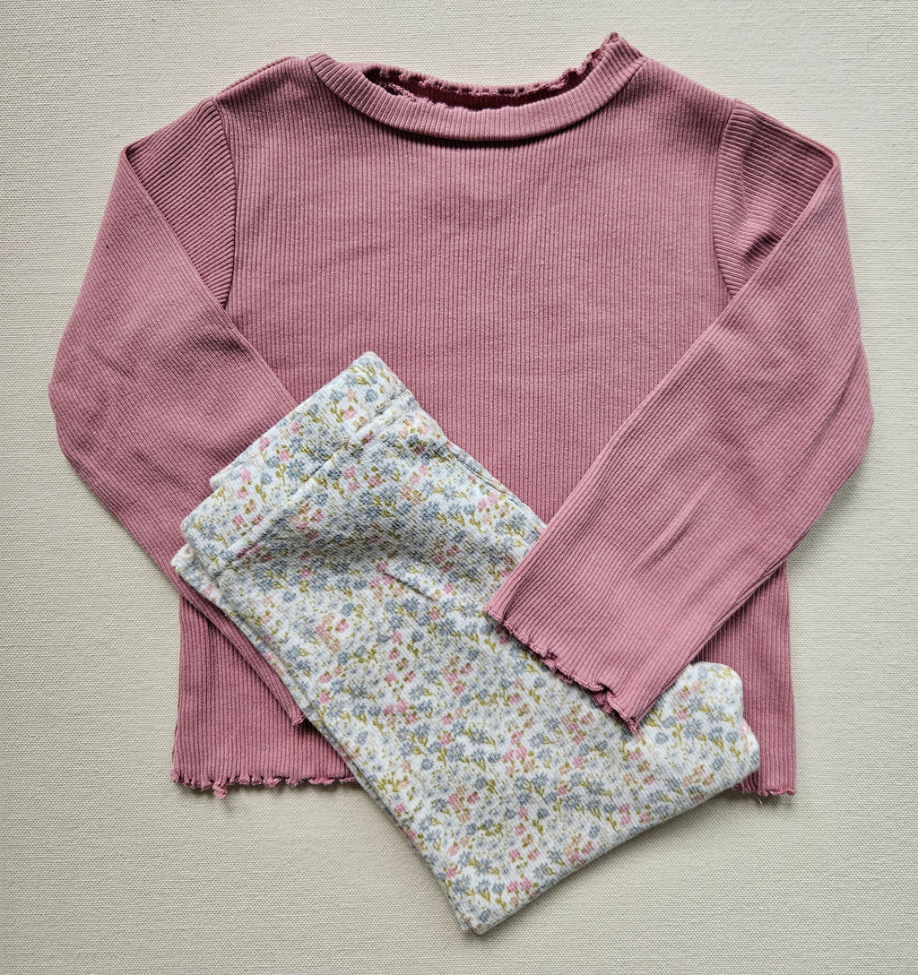 Zara & Hust and Claire Mädchen-Outfit mit Blumenprint 🌸 | Gr. 86