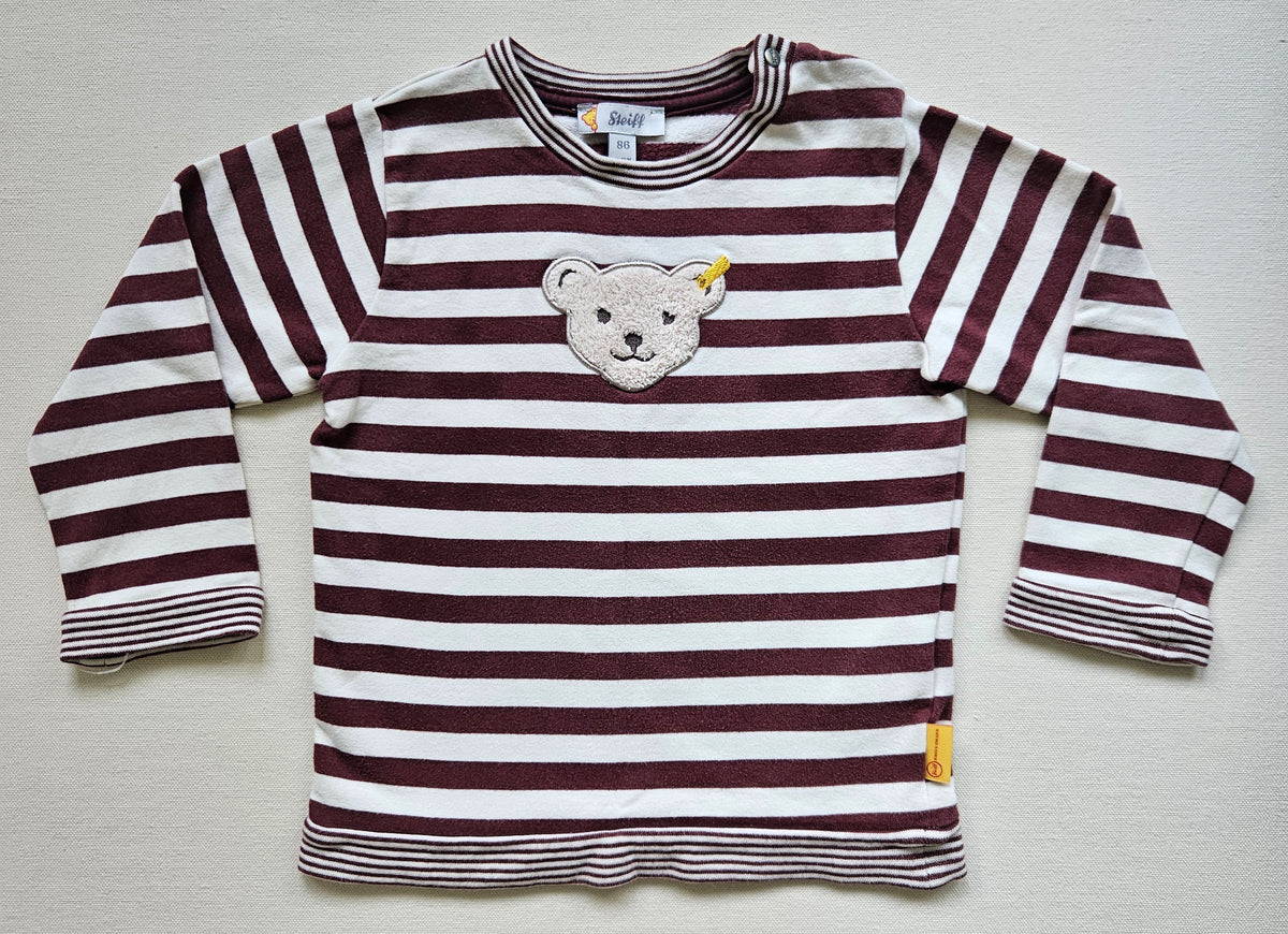 Steiff Langarmshirt mit Teddy-Applikation 🐻 | Gr. 86