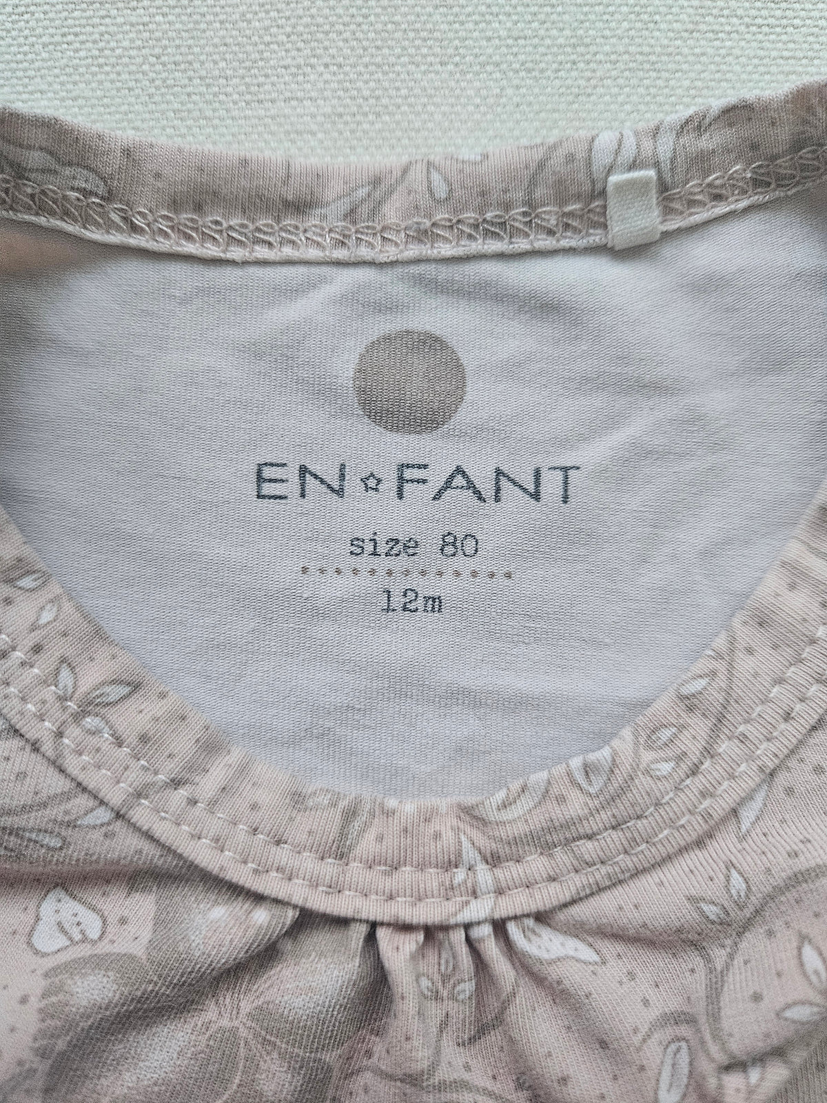 En Fant Langarmbody floral 🌸 | Gr. 80