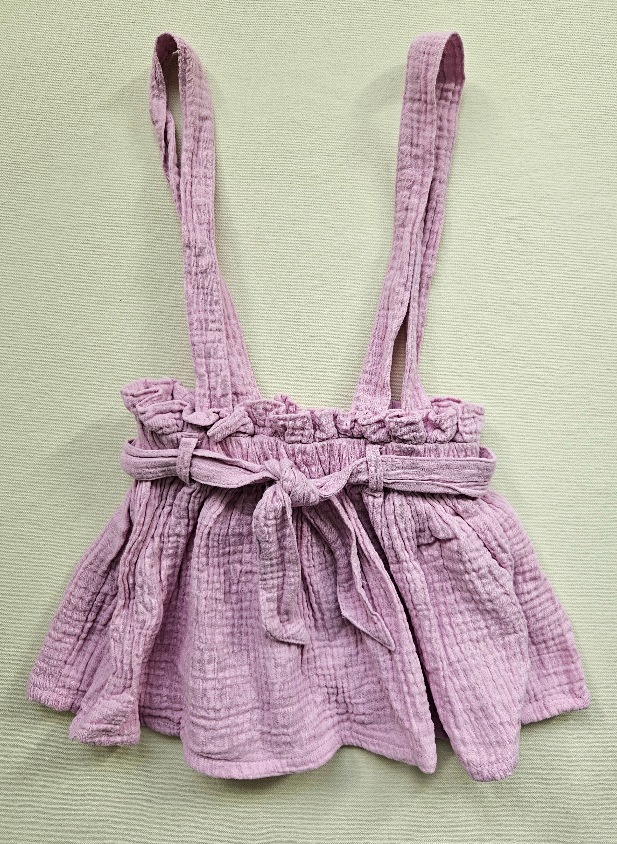Vertbaudet Outfit mit Musselin-Rock | Gr. 86