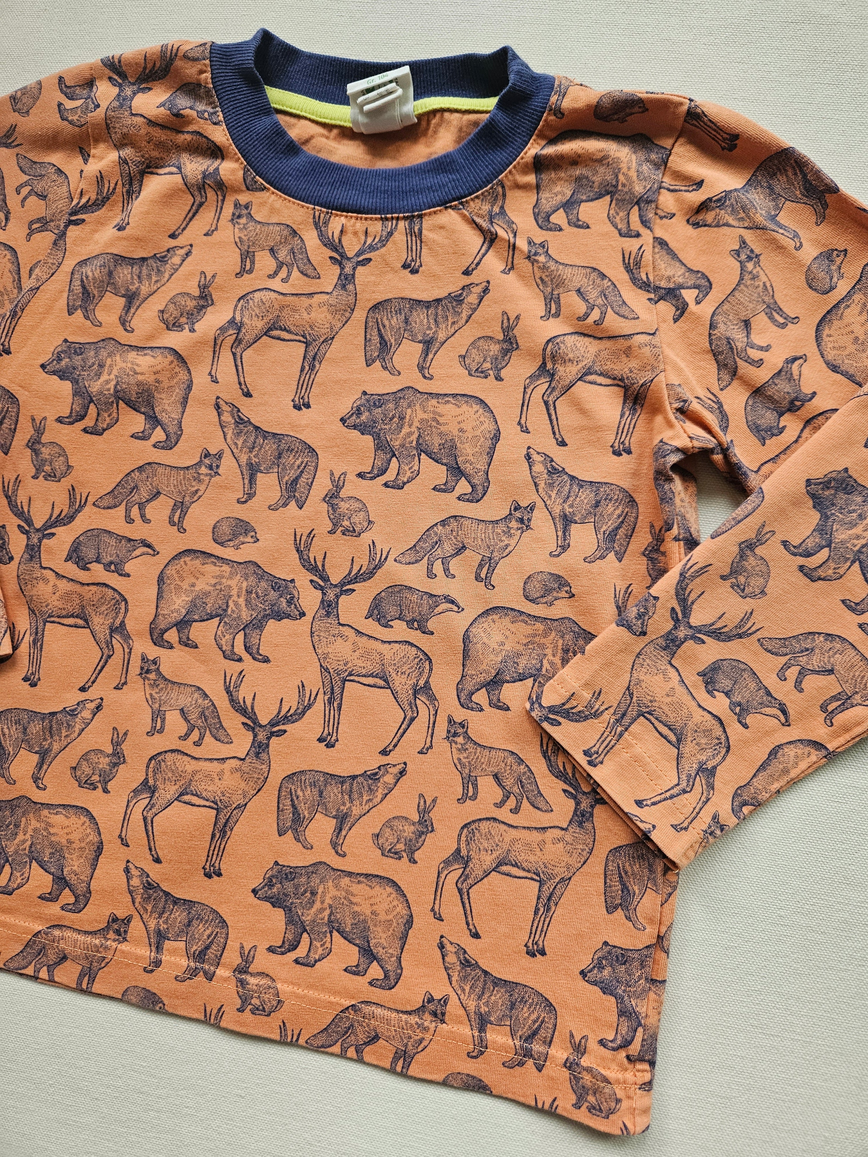 Alana Langarmshirt mit Waldtier-Motiv 🦌 | Gr. 104