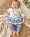 Next Baby 2-teiliges Set mit Katze & Volant | Gr. 68