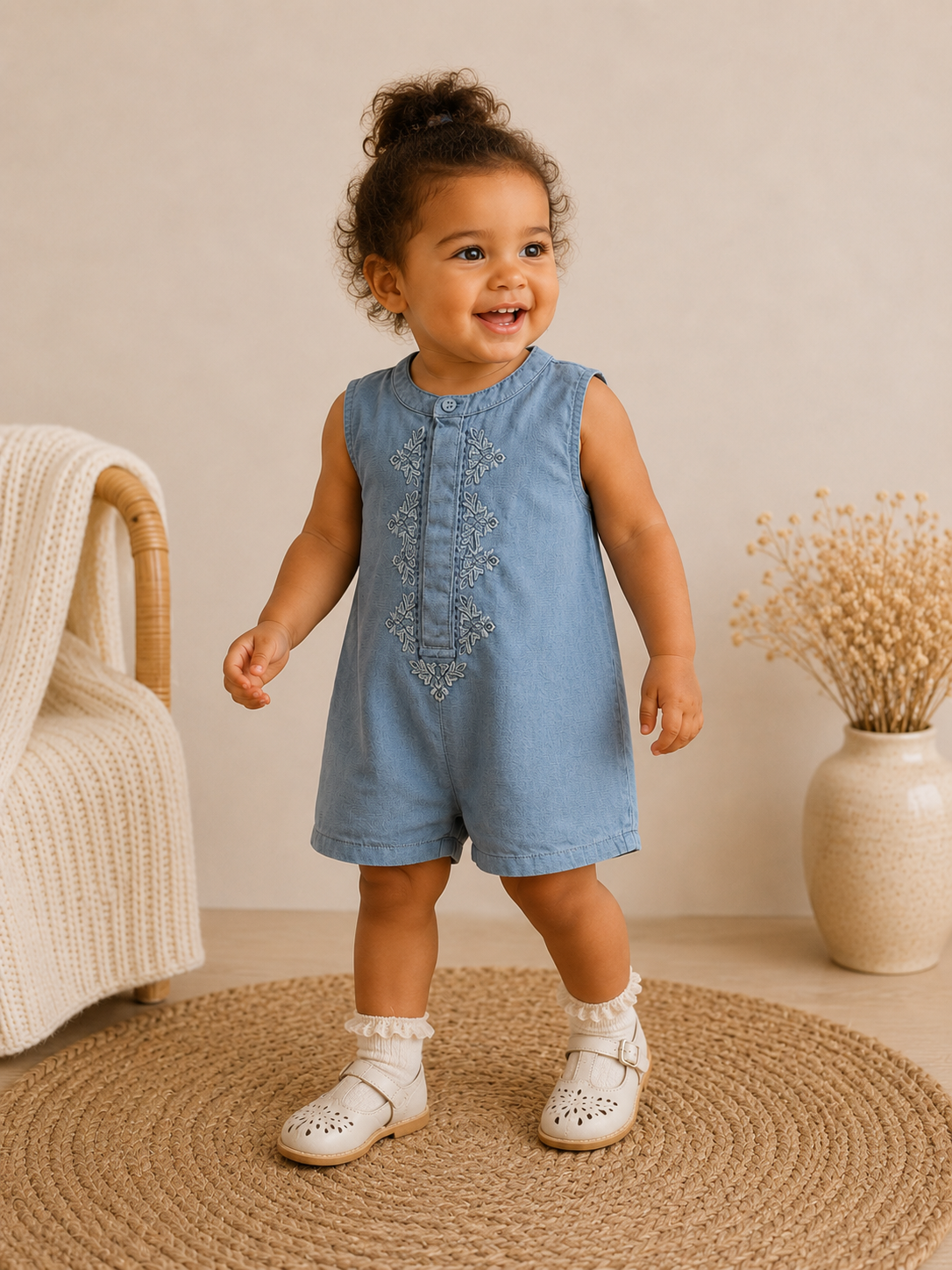 Next Baby Romper mit Stickerei | Gr. 92 | Neu mit Etikett