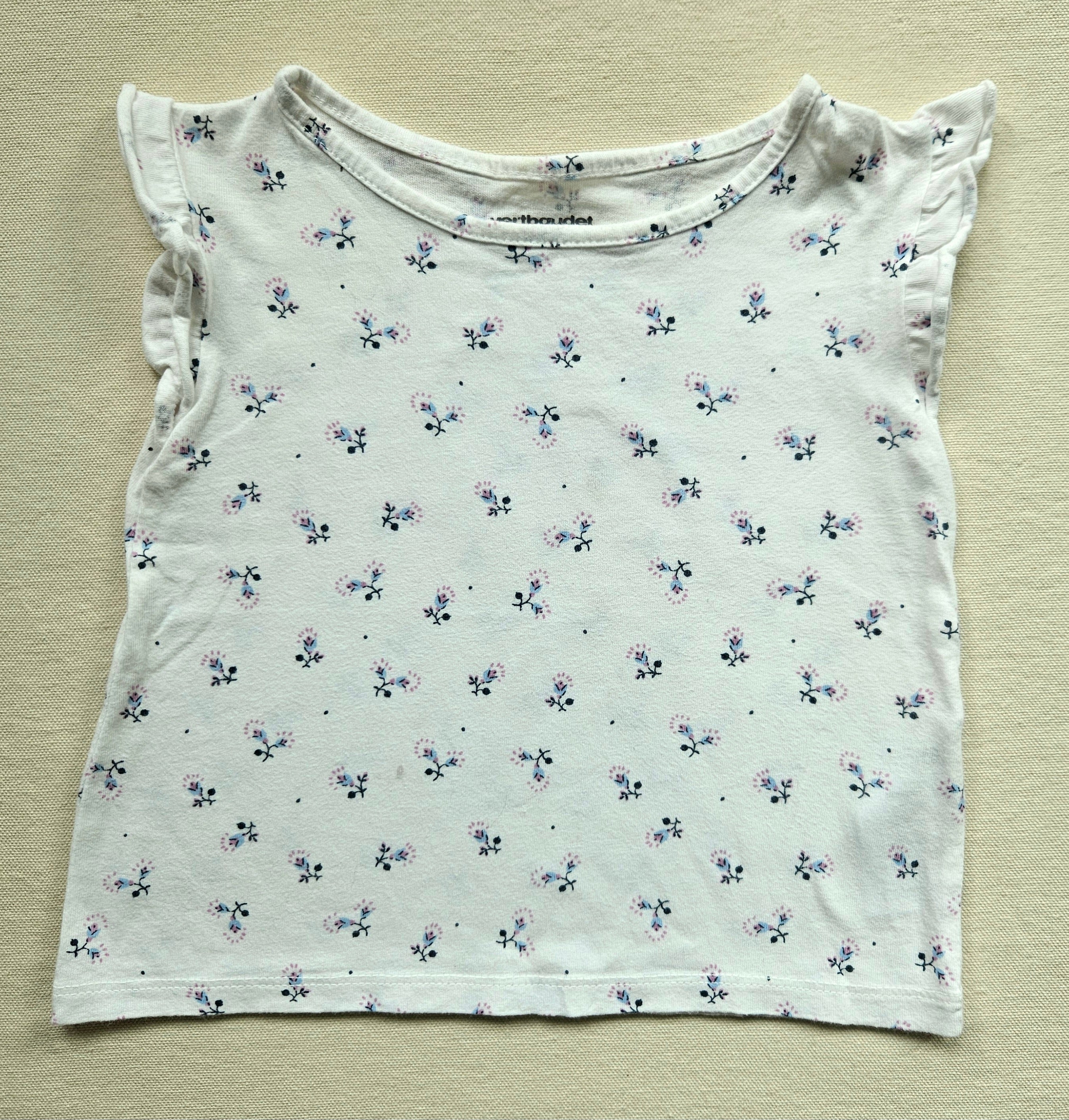 Vertbaudet Outfit mit Musselin-Rock | Gr. 86
