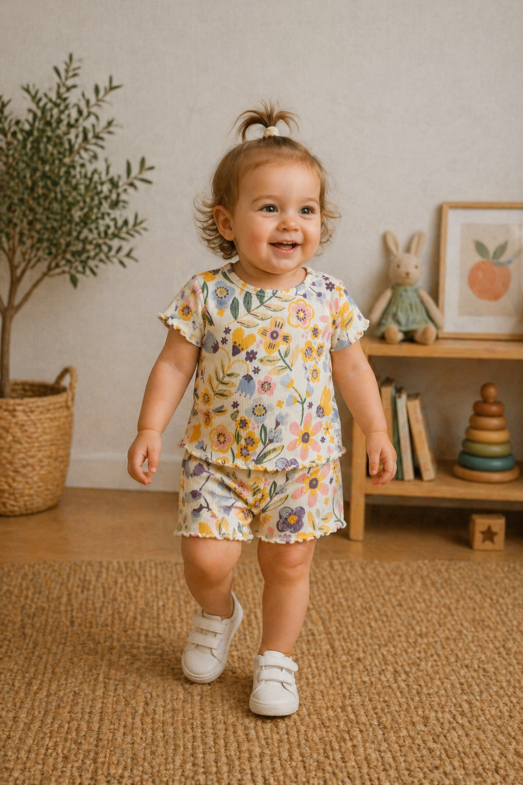 Next Sommer-Set floral Shorts + Shirt 🌻 | Gr. 86