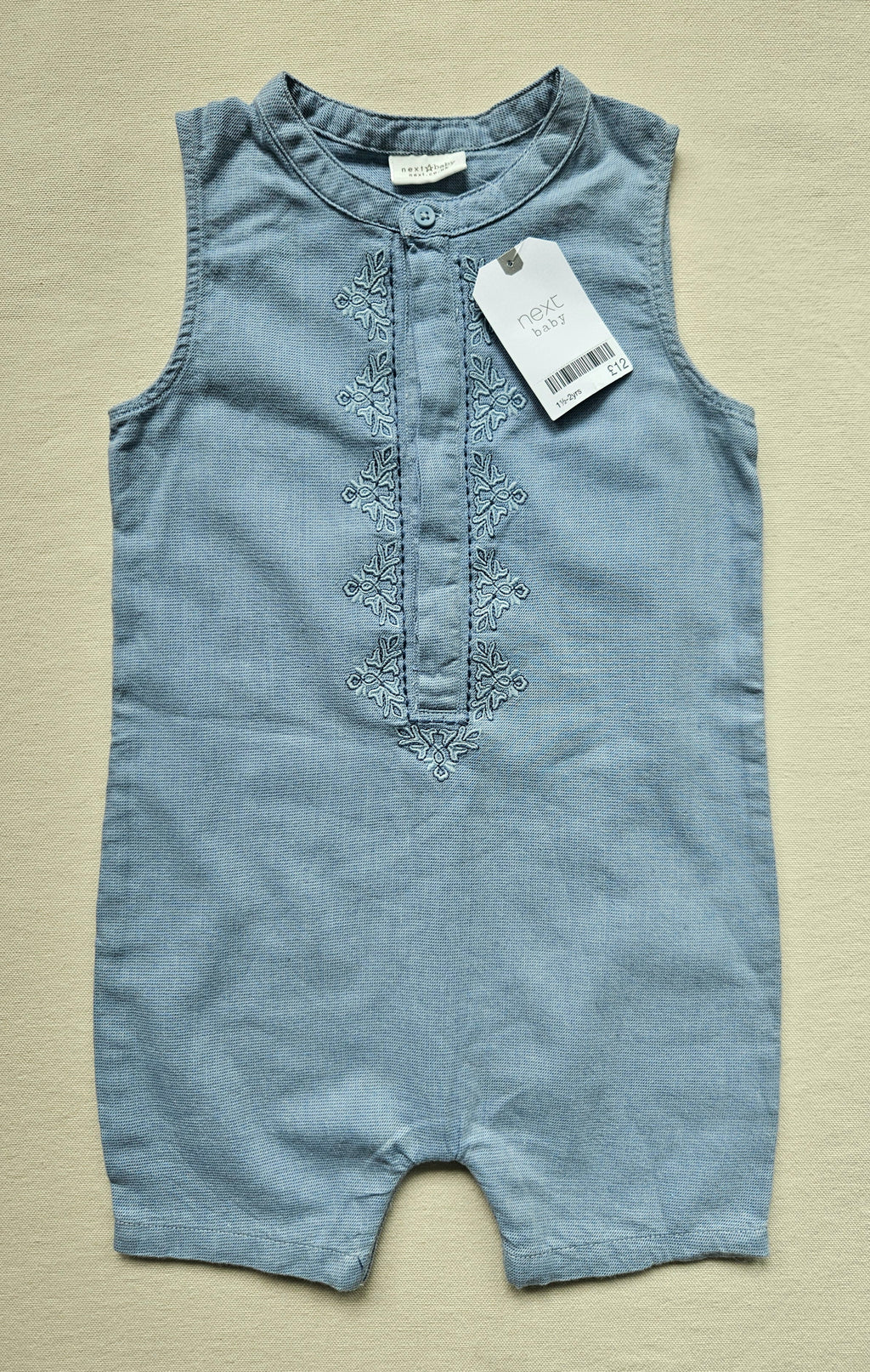 Next Baby Romper mit Stickerei | Gr. 92 | Neu mit Etikett
