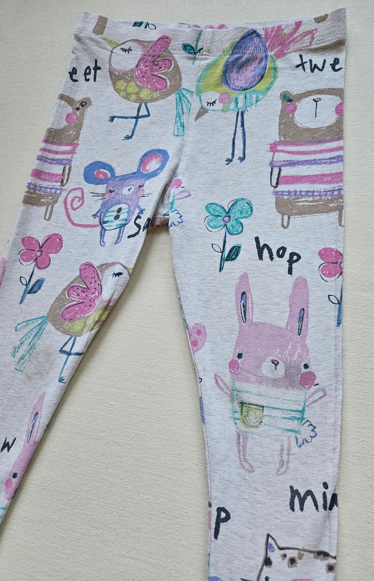 NEXT Mädchen-Leggings – Sweet Pea 🐰🐹 | Gr. 116