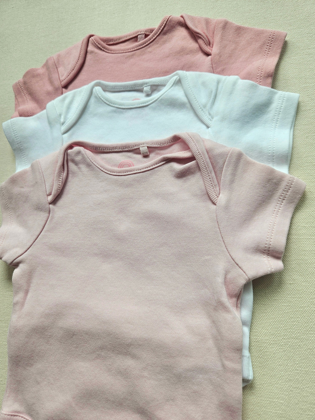 Next Baby 3er-Set Kurzarmbodys | Gr. 56