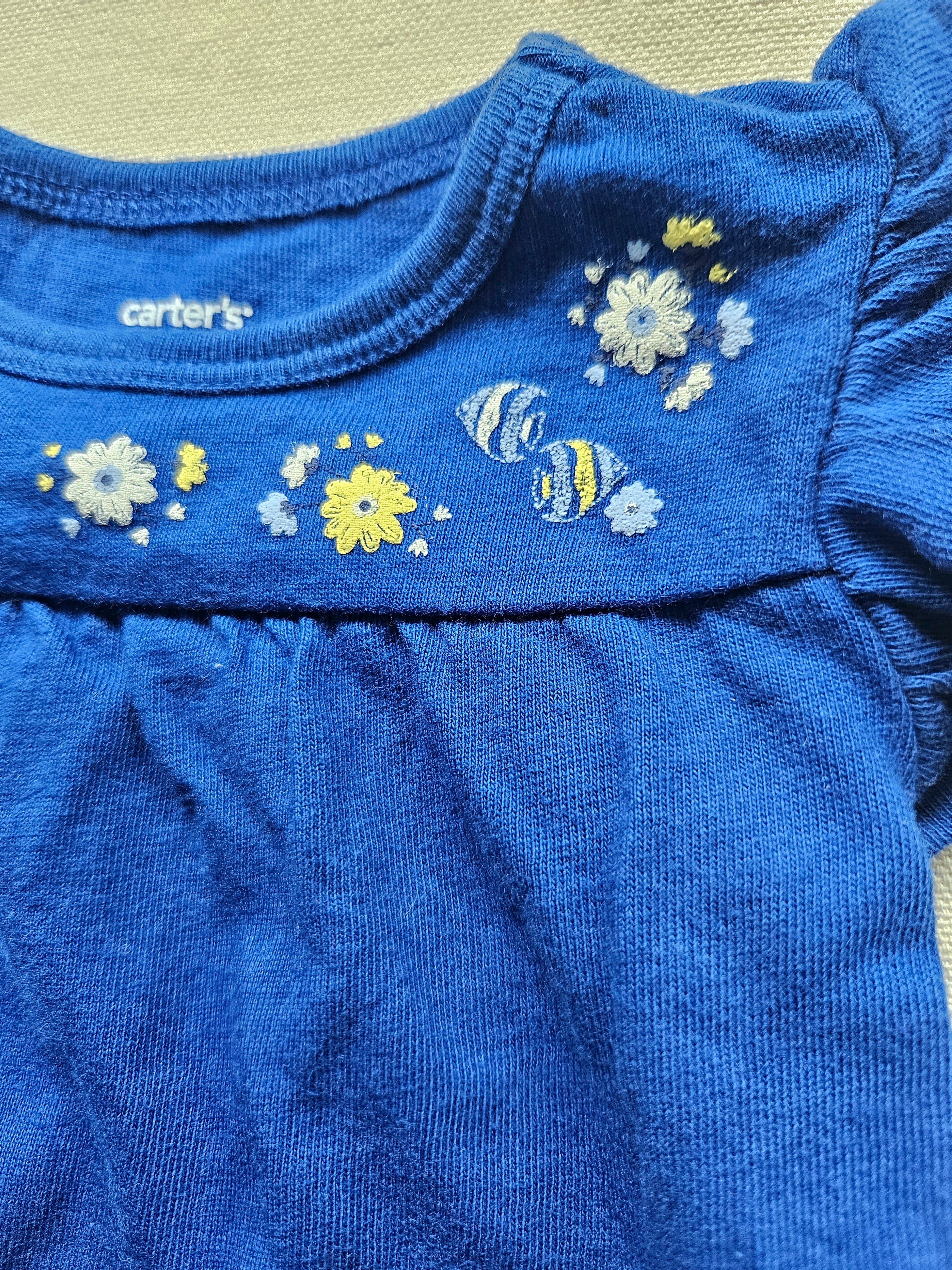 Carter's Sommer-Set mit gestreifter Leinen-Shorts | Gr. 62