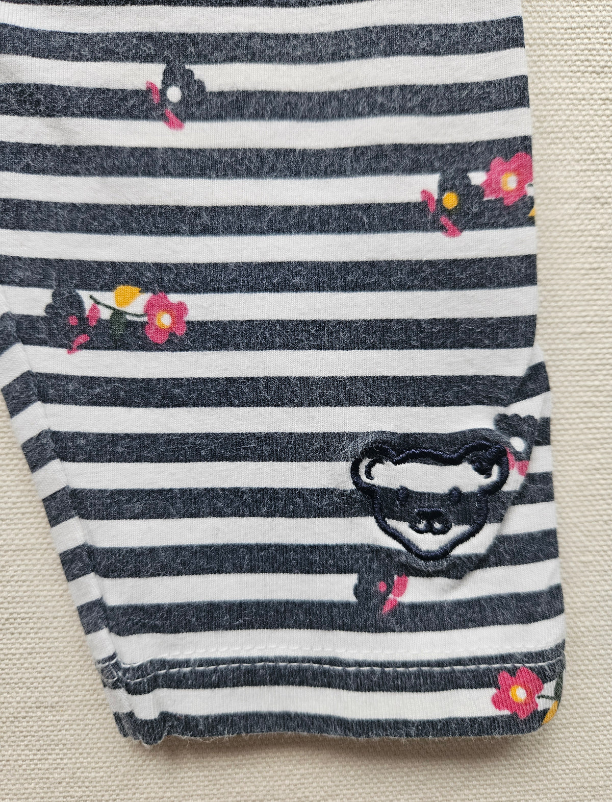 Steiff Mädchen-Set mit Teddy & Blumen 🌺 | Gr. 62/68