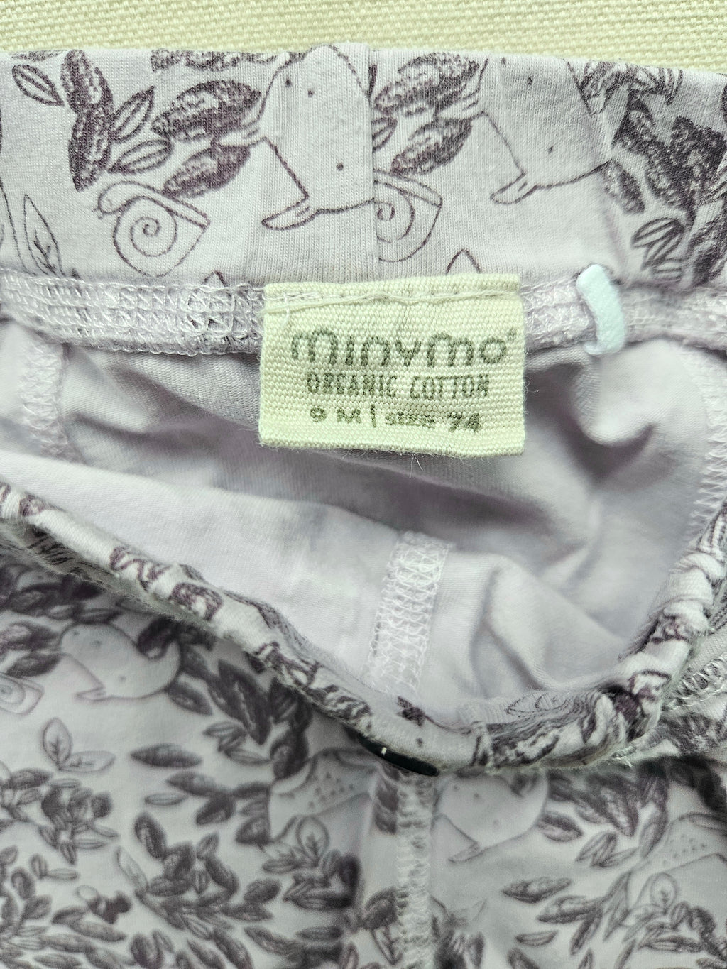 Minymo Organic Cotton Set mit Langarmshirt & Leggings | Gr. 74