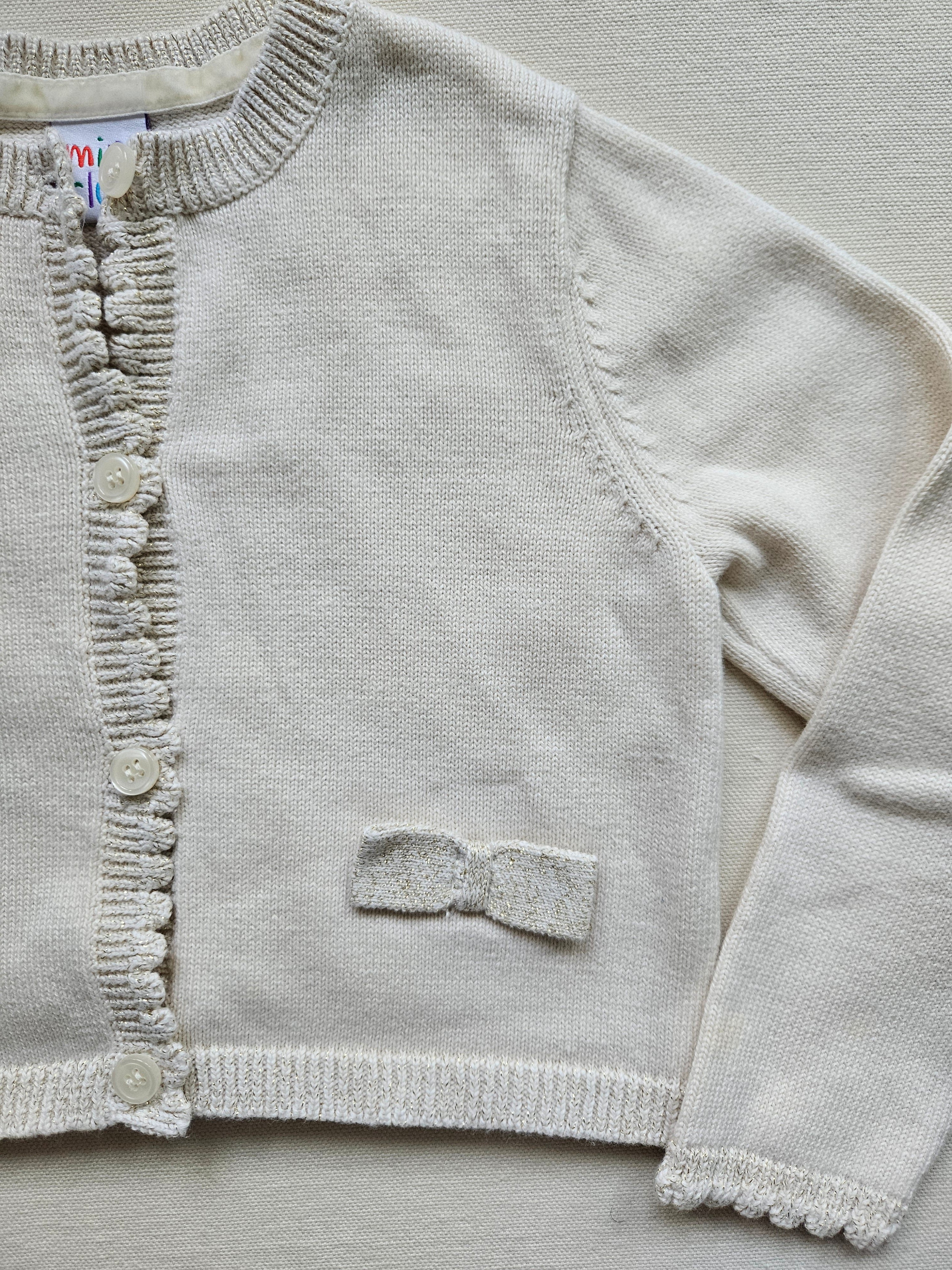 Name It & Mini Club 2-teiliges Outfit mit Rock & Strickjacke | Gr. 92