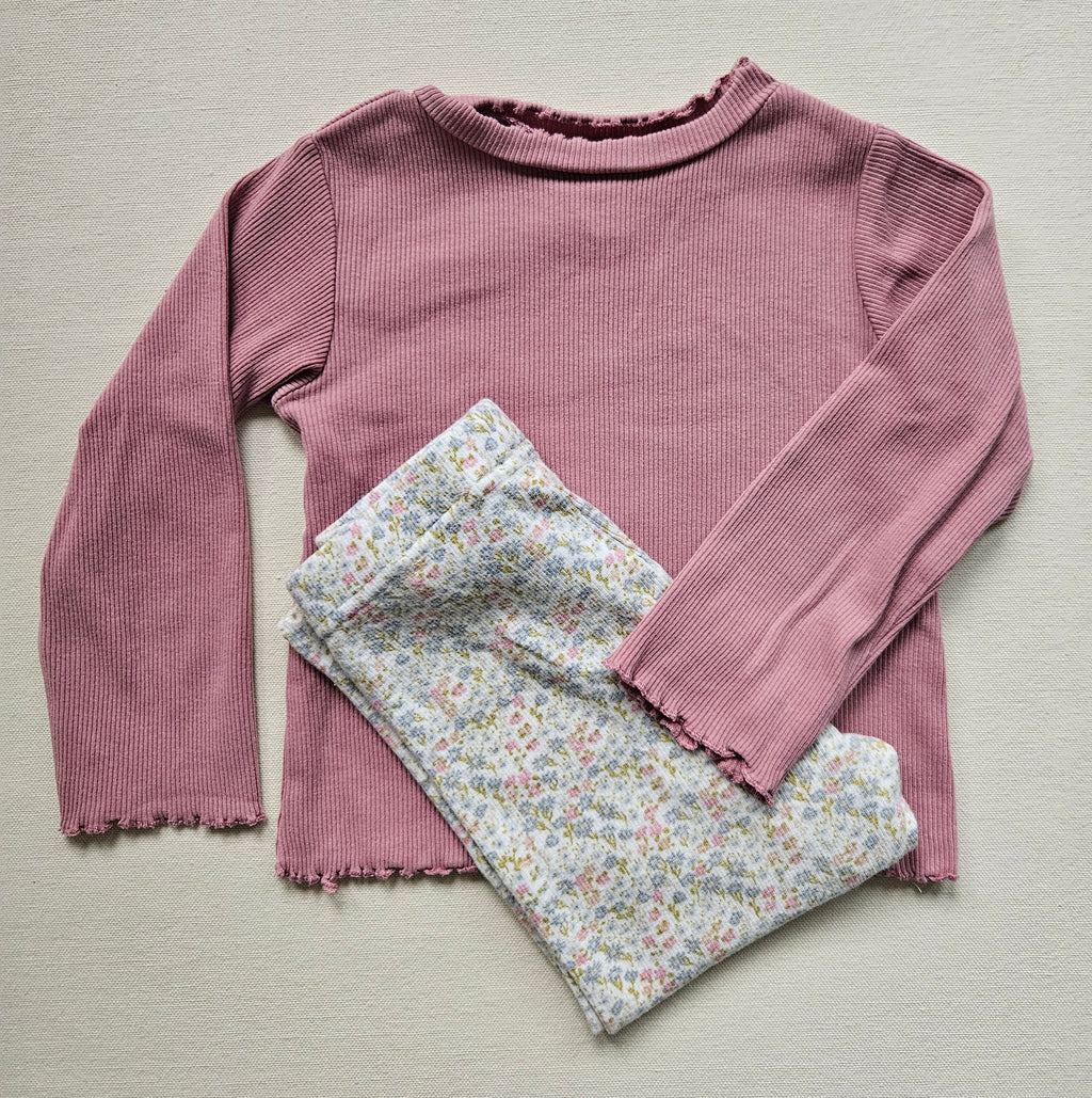 Zara & Hust and Claire Mädchen-Outfit mit Blumenprint 🌸 | Gr. 86