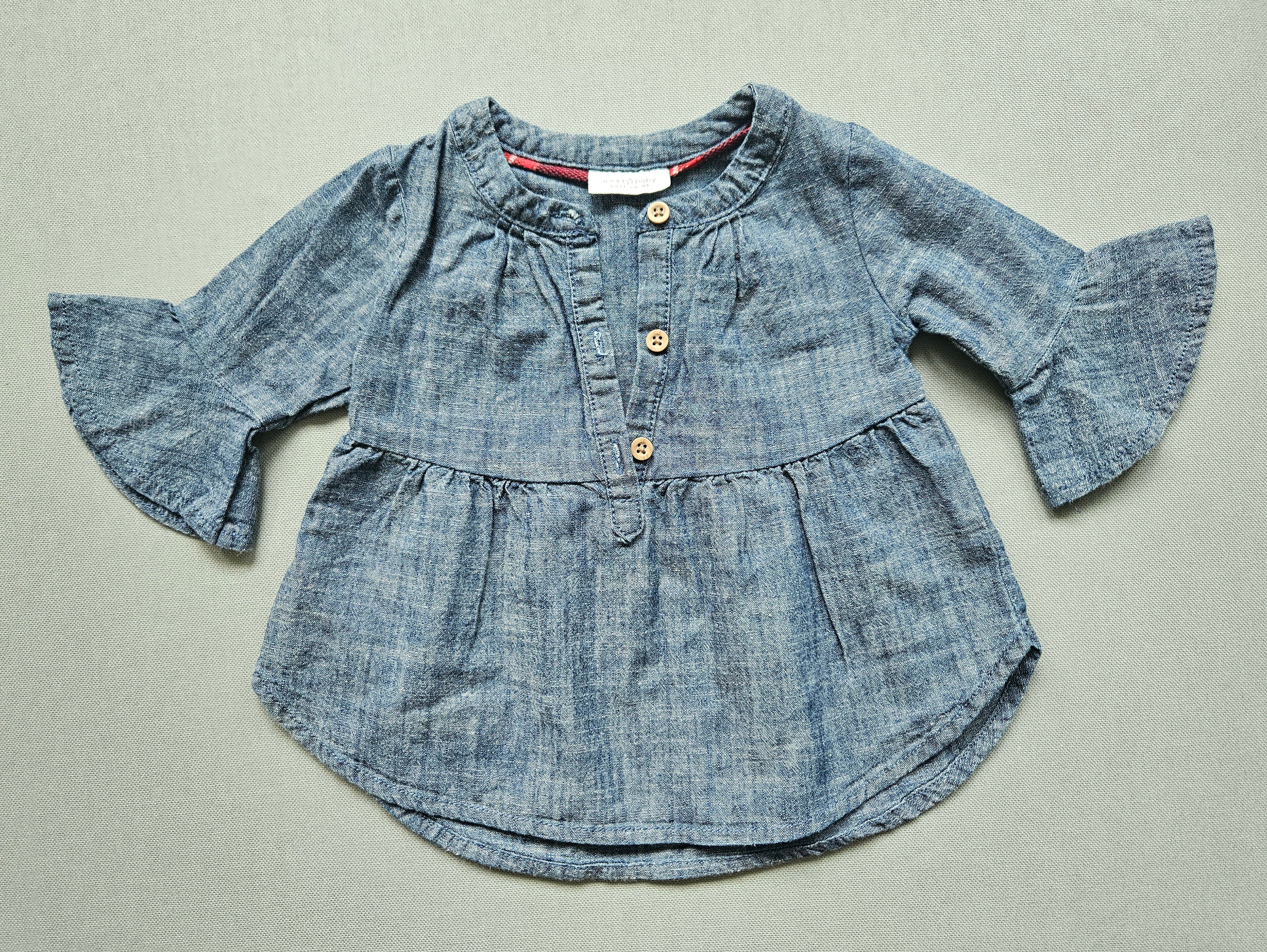 Next Outfit-Set Denim-Tunika + Leggings | Gr. 68