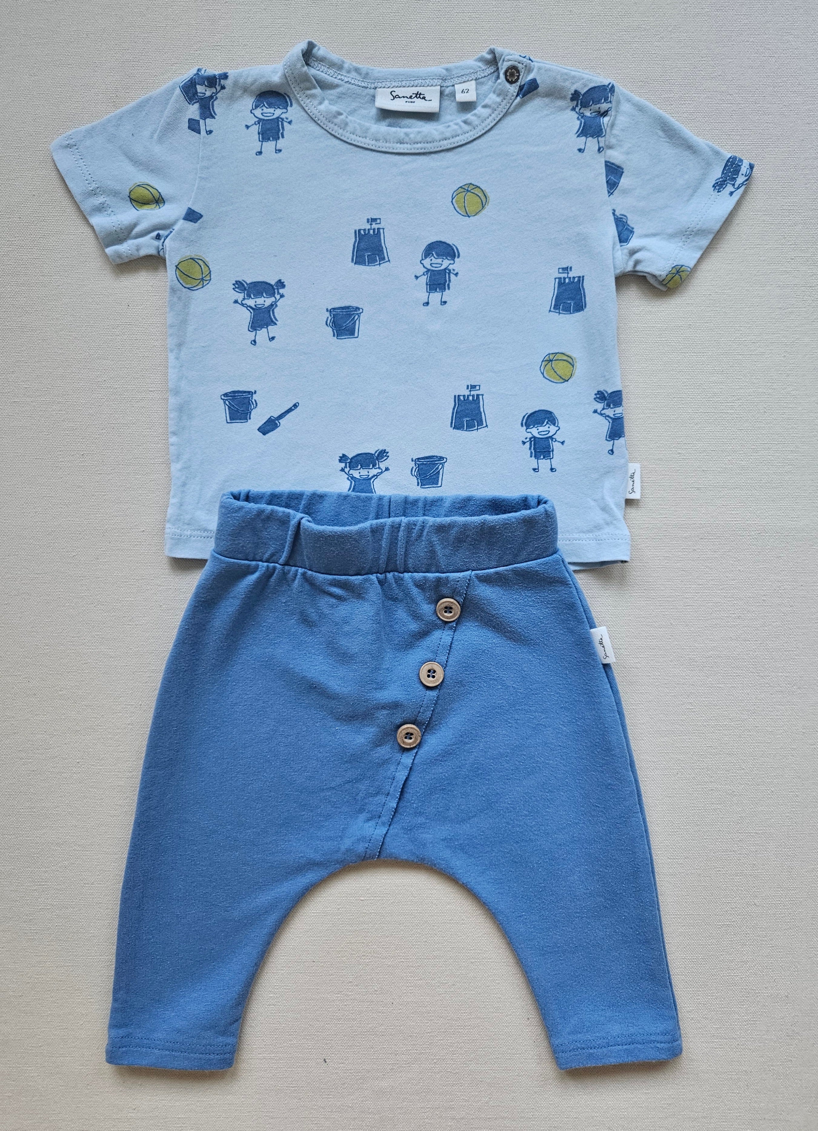 Sanetta Pure Set – T-Shirt & Hose | Gr. 62