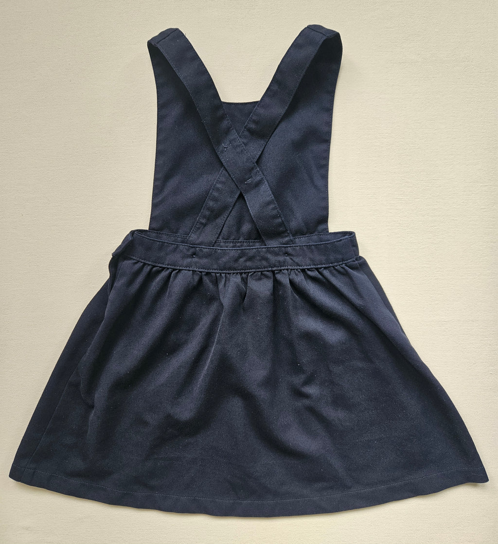 Next Outfit mit Trägerkleid & Blumenbluse | Gr. 104