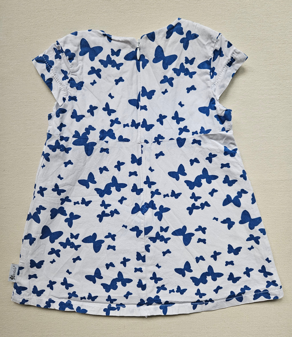 Sterntaler Kleid mit Schmetterlingsmuster 🦋 | Gr. 74