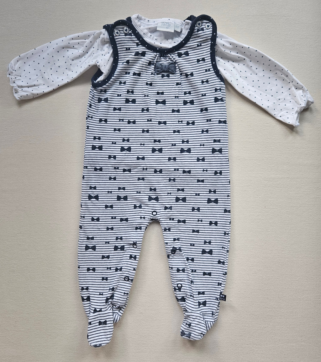 Feetje Strampler-Set mit Schleifenmuster 🎀 | Gr. 68
