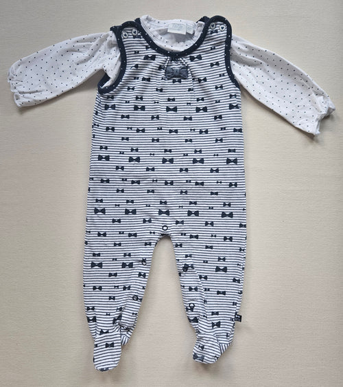 Feetje Strampler-Set mit Schleifenmuster 🎀 | Gr. 68