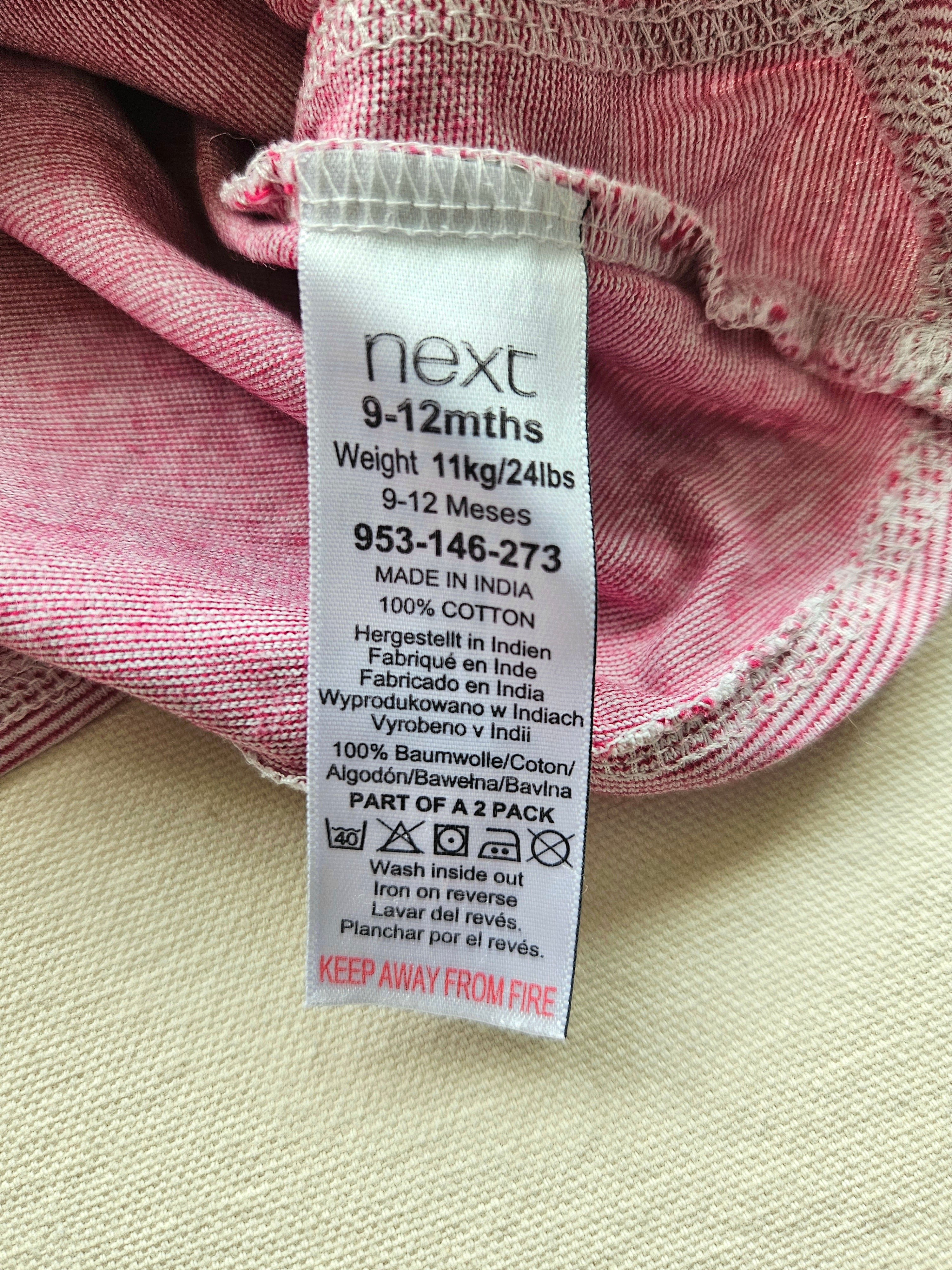 Next 2-teiliges Set mit Langarmshirt & Leggings 🏠 | Gr. 74