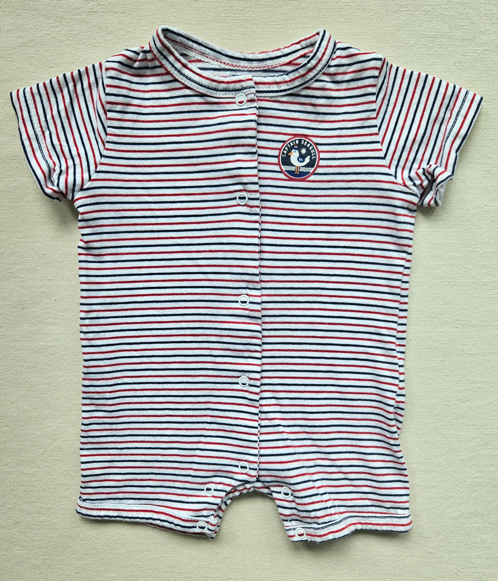 Vertbaudet Romper „Captain Seagull“  | Gr. 60