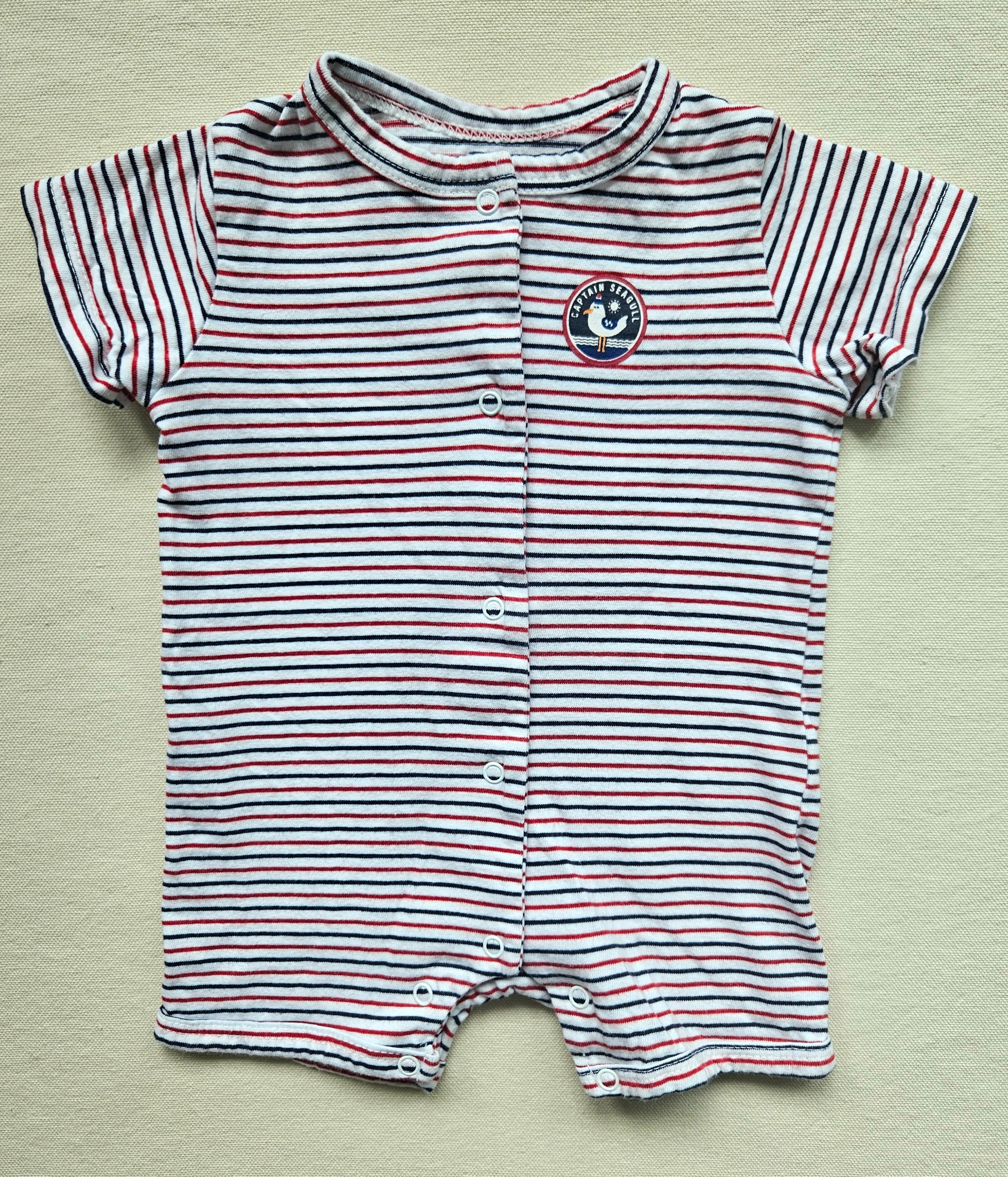Vertbaudet Romper „Captain Seagull“  | Gr. 60