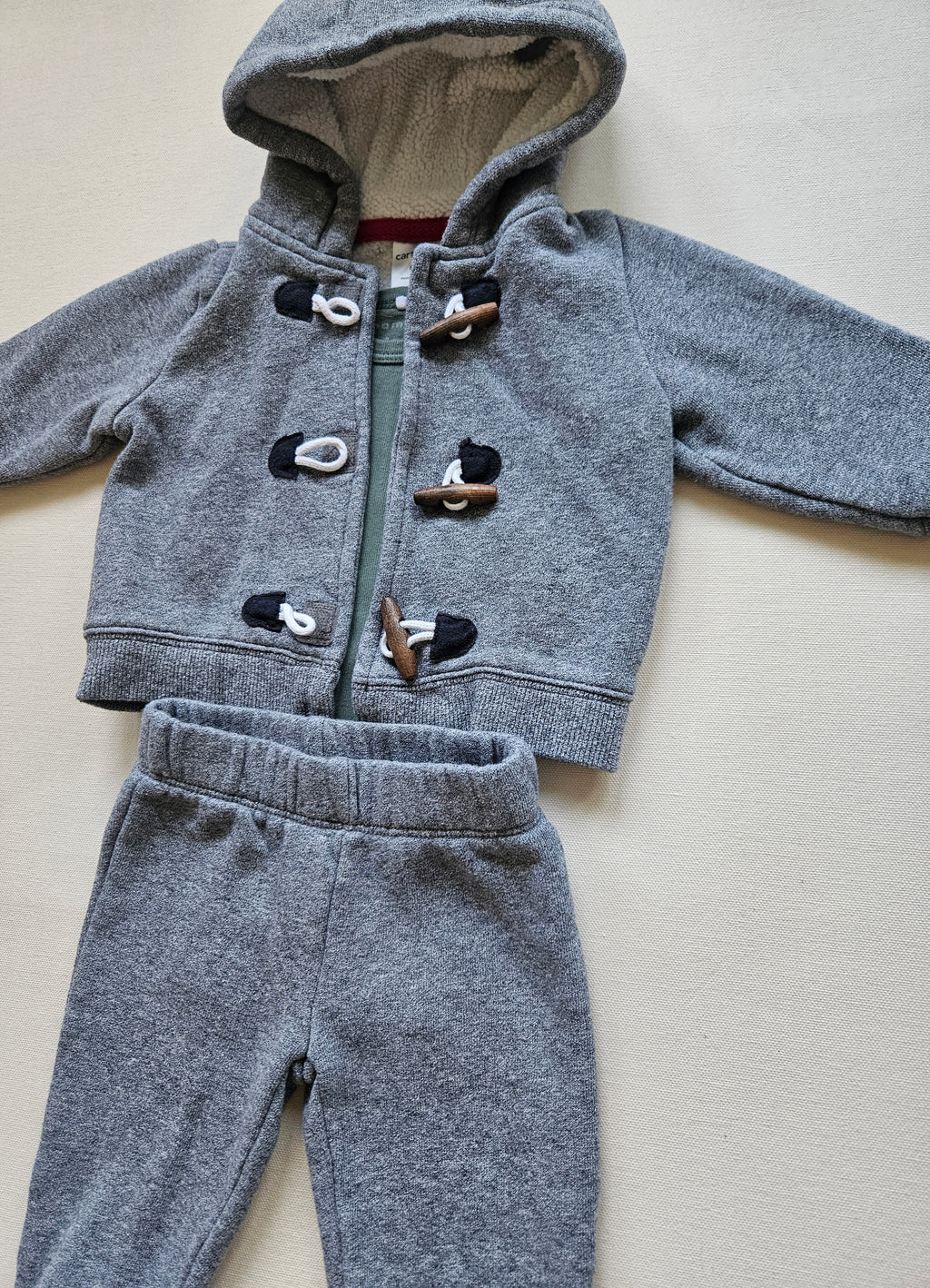 Carter’s & Name It – 3-teiliges Babyset mit Kapuzenjacke | Gr. 62