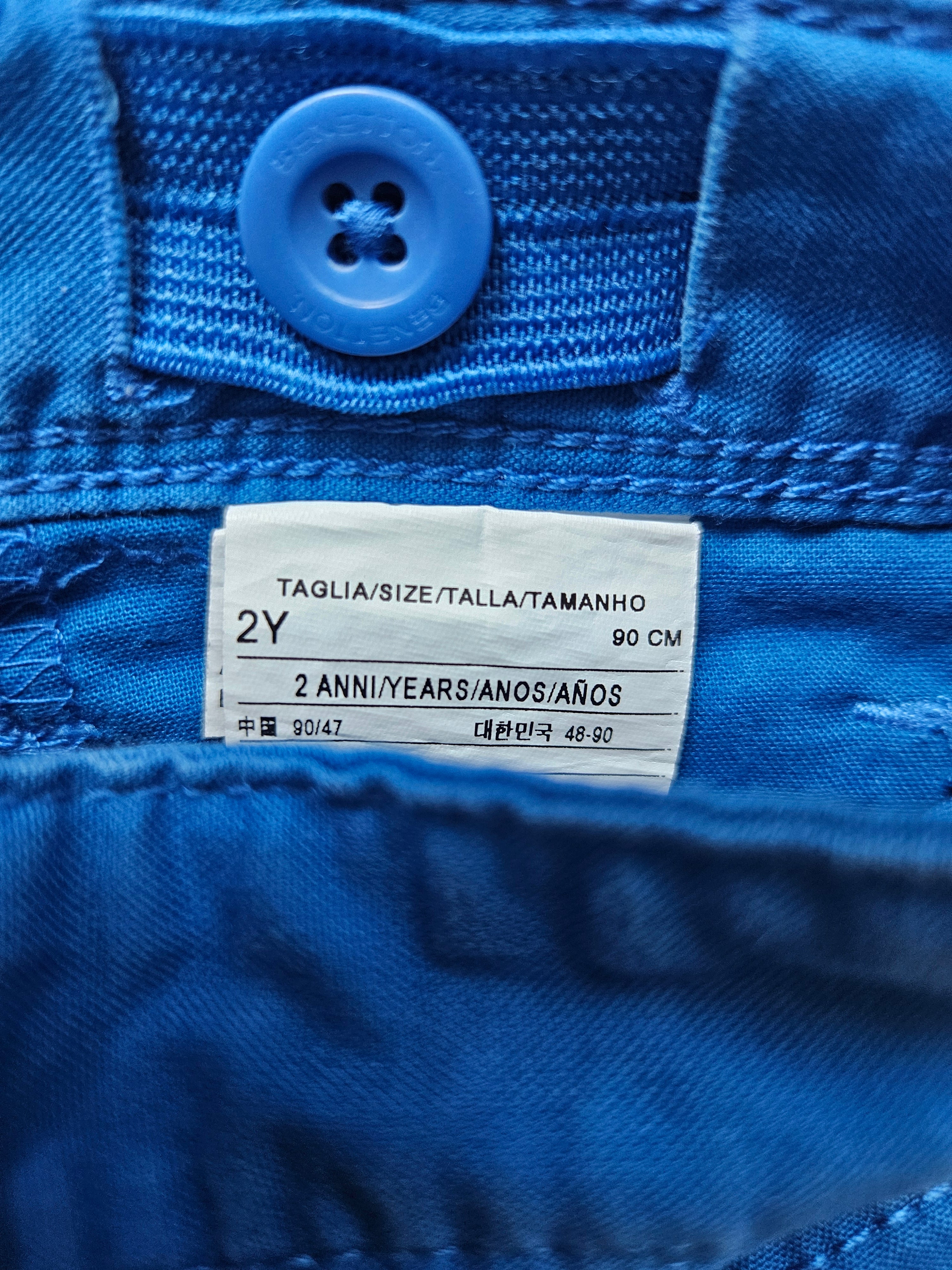 Benetton Shorts Blau | Gr. 90