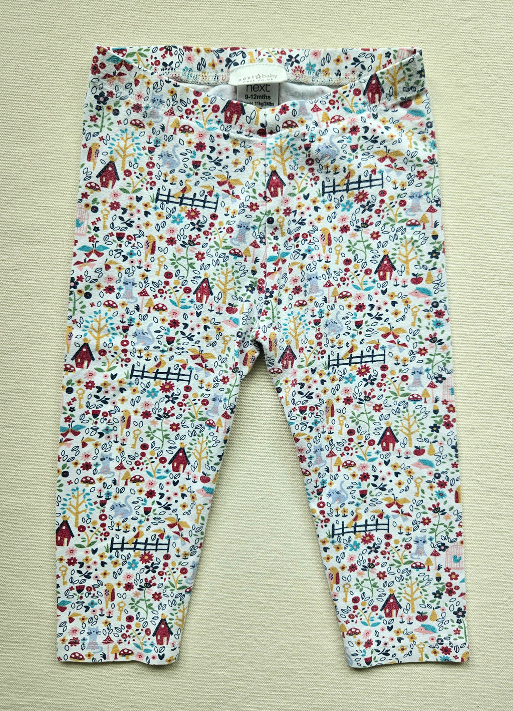Next 2-teiliges Set mit Langarmshirt & Leggings 🏠 | Gr. 74